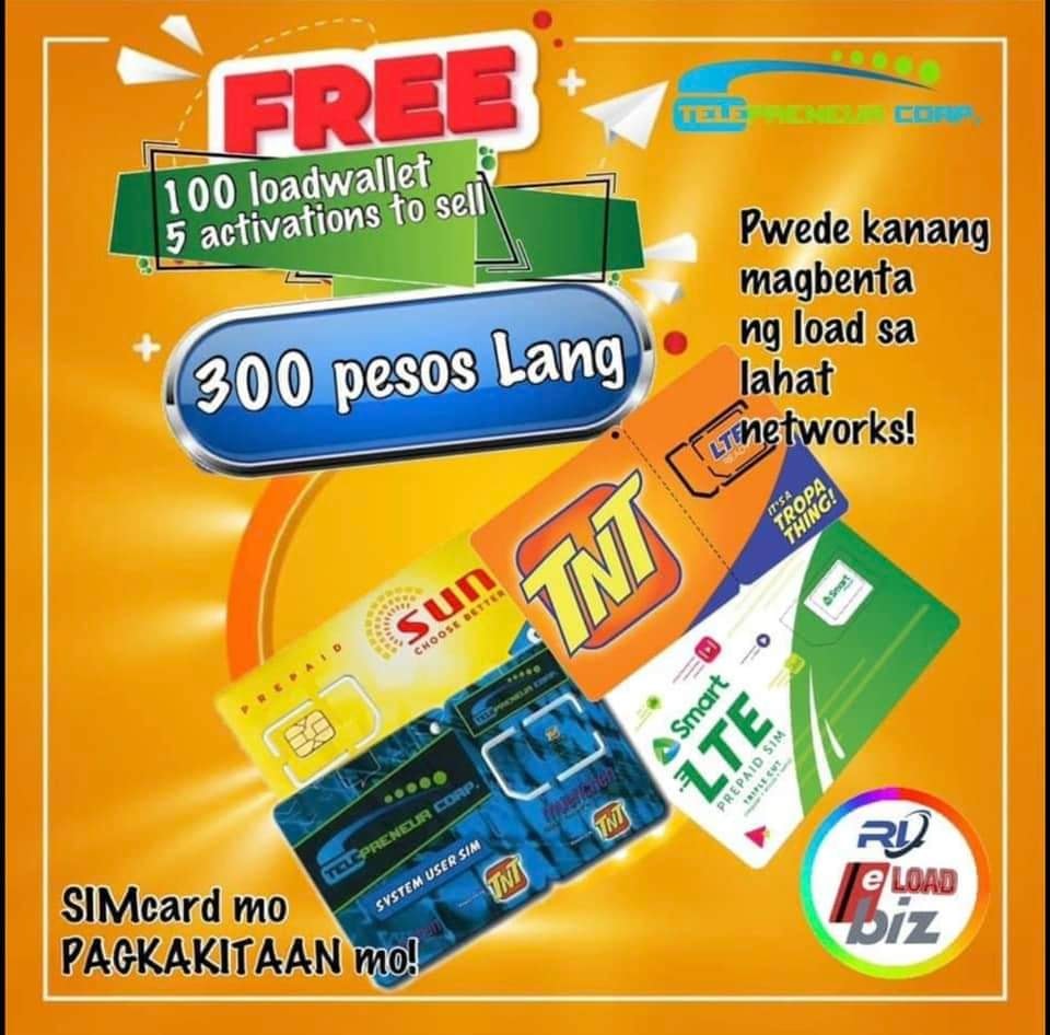 One SIM Load ALL Networks Eload Negosyo - AiRiz Caramancion
