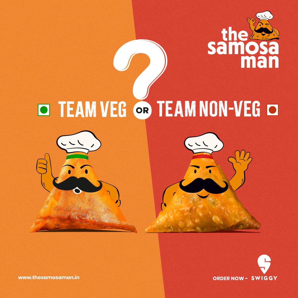 The Samosa Man - The ever-on-going war 😈 Order now Link... | Facebook