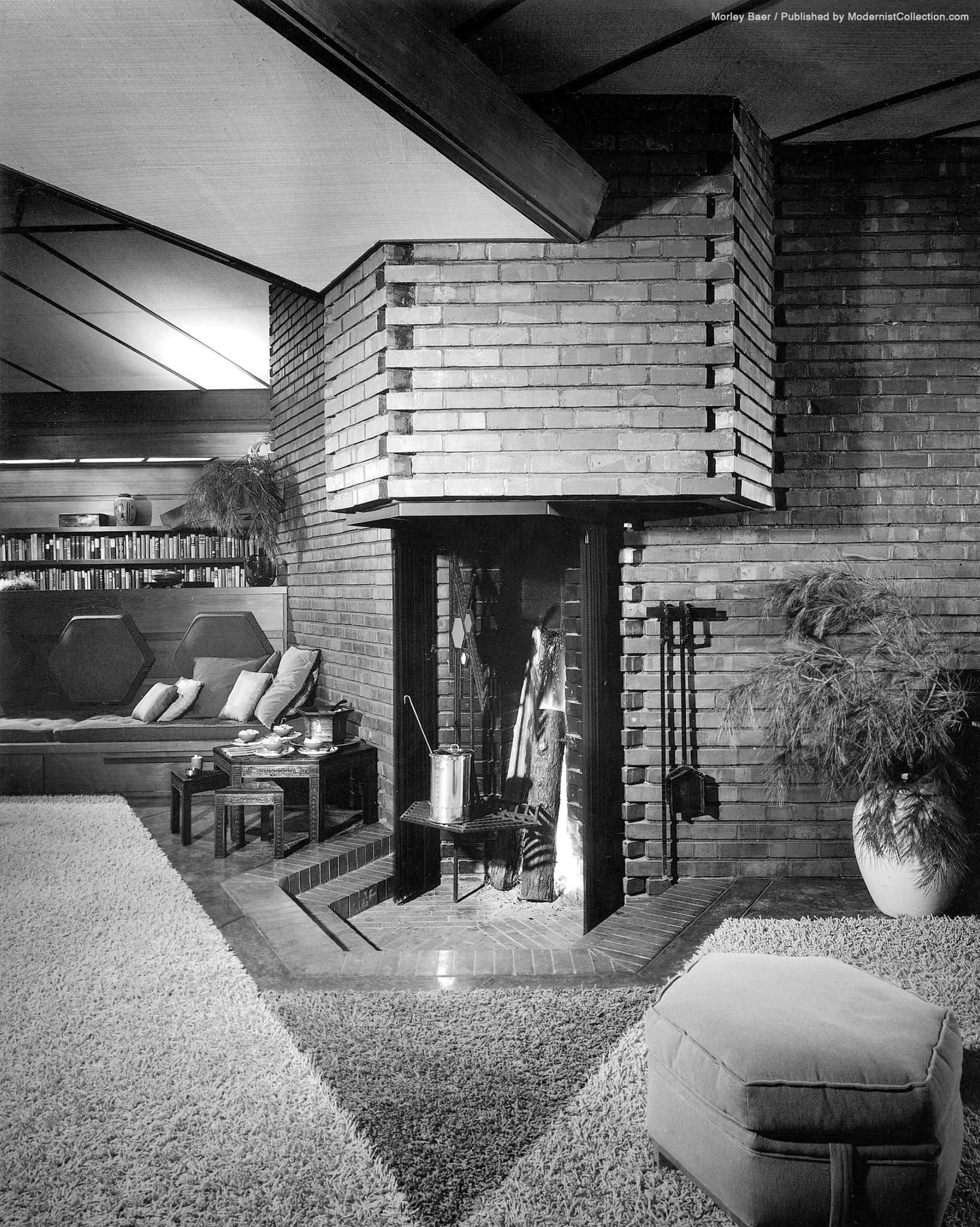 The Hanna House, located in Stanford, California, was designed by 