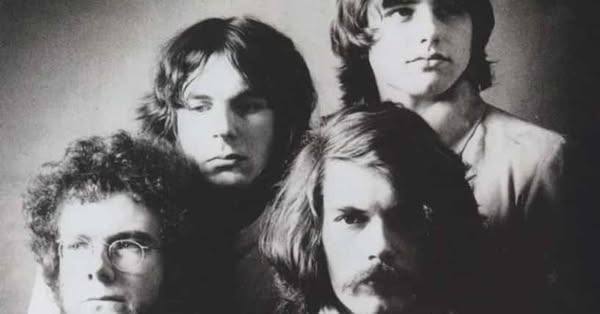 KING CRIMSON, 1968 (R-L) Robert Fripp, Ian McDonald, Michael Giles
