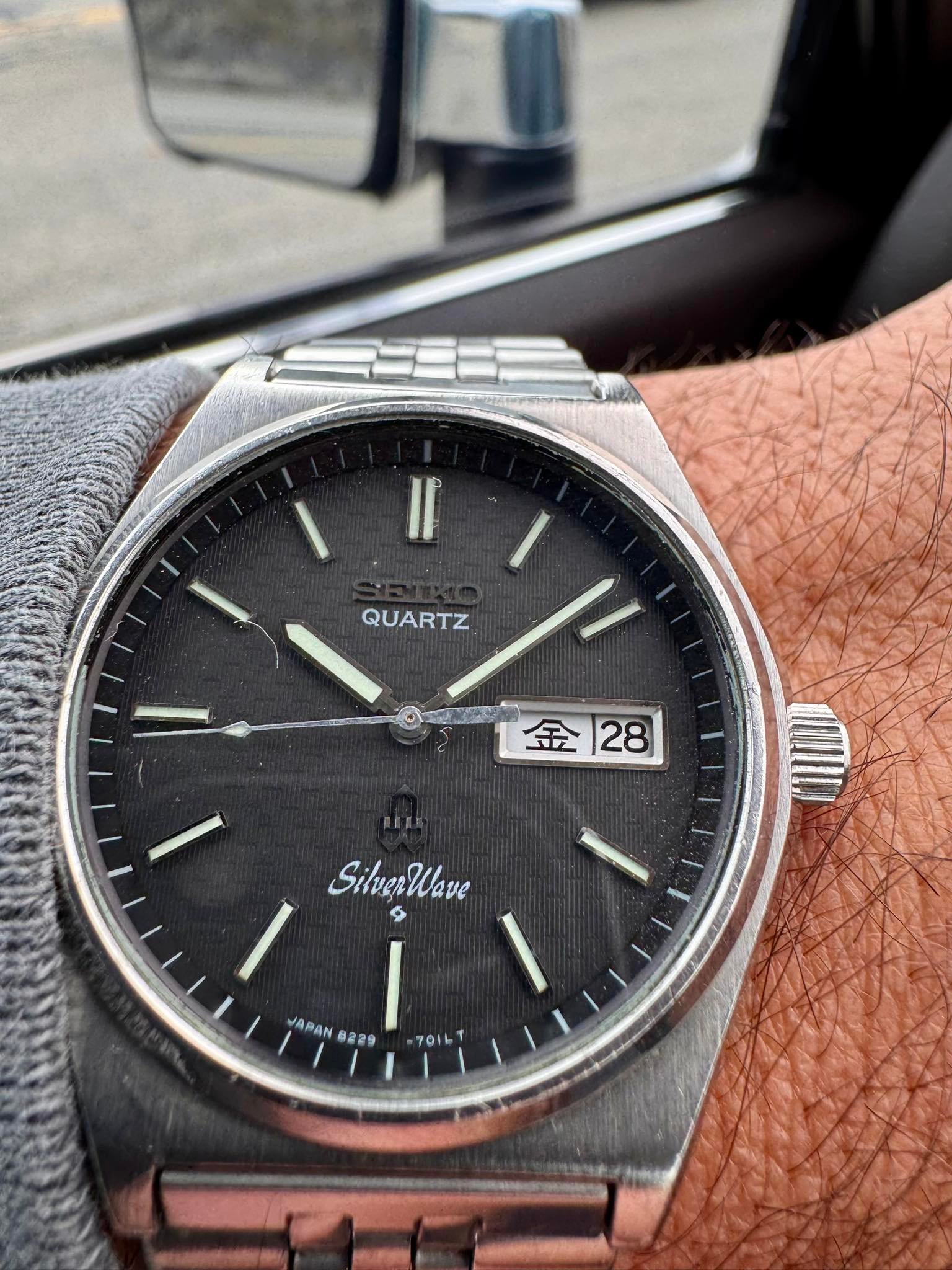 Watch of the Day – August 1982 Seiko SilverWave Quartz 8229-7000 
