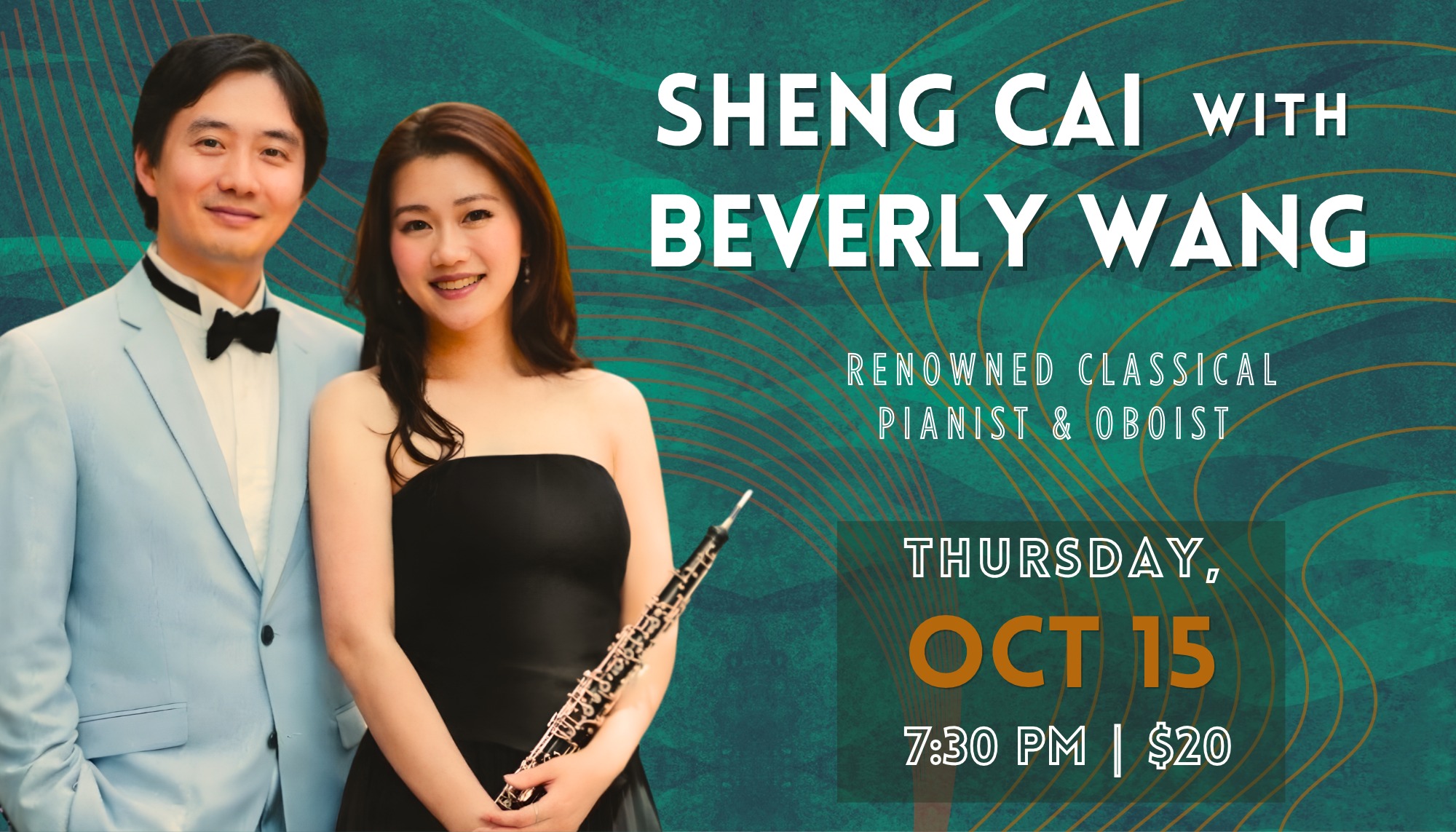 Sheng Cai with Beverly Wang