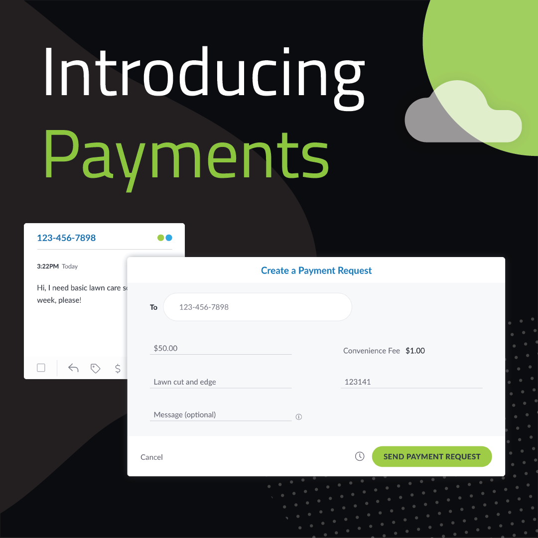 Text Request - Our new Payments feature allows you to...