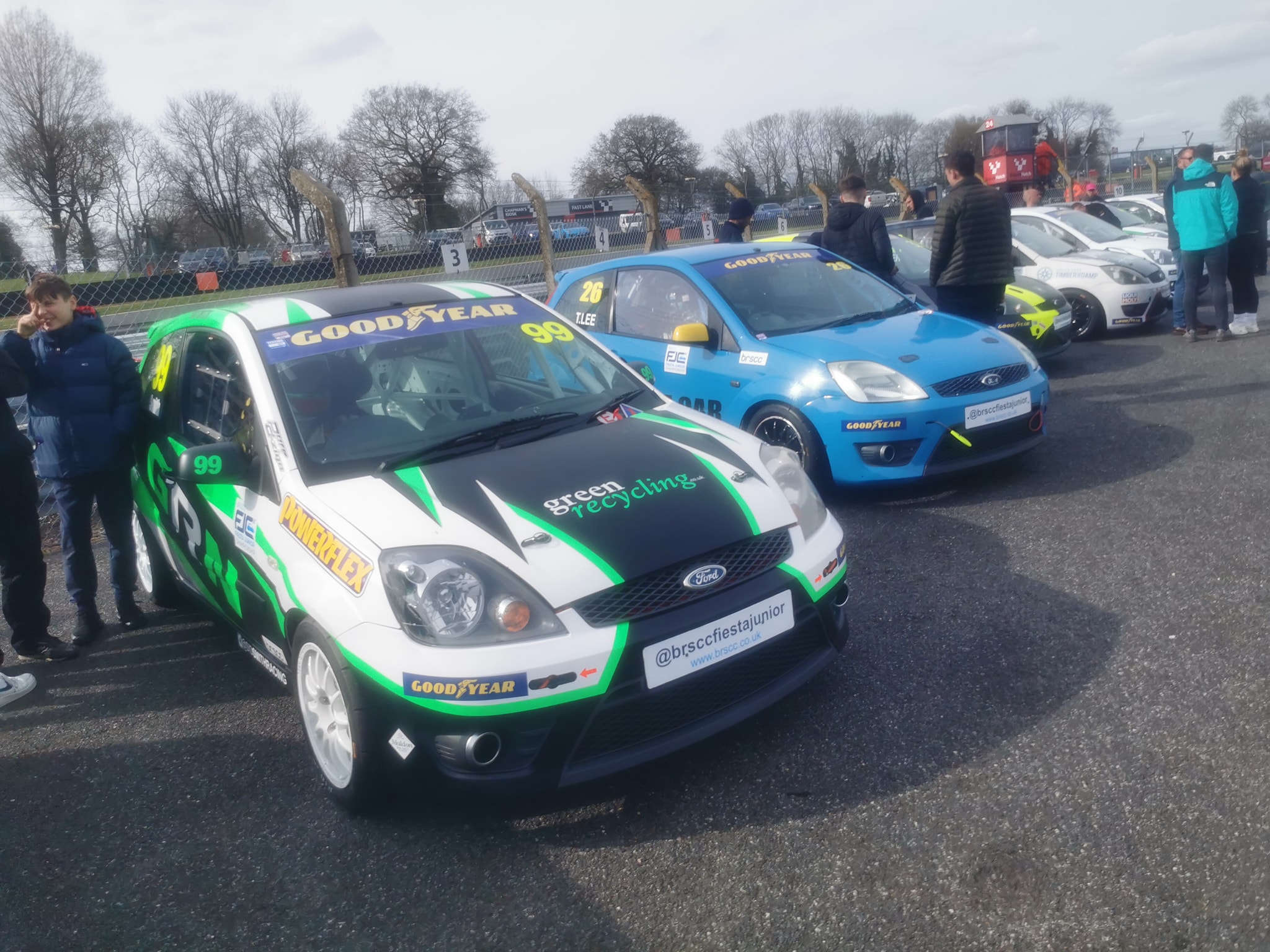 The cars are formed up... - BRSCC Fiesta Junior Championship | Facebook
