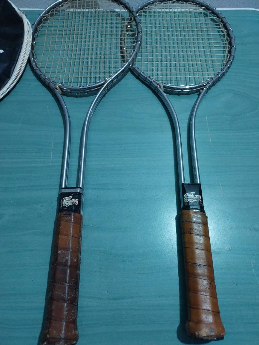 Raquettes De Tennis Vintage Prince Classic - Taille De Grip 4 1/4 - Années 80 Avec Housses Et Sacoche - Occasion