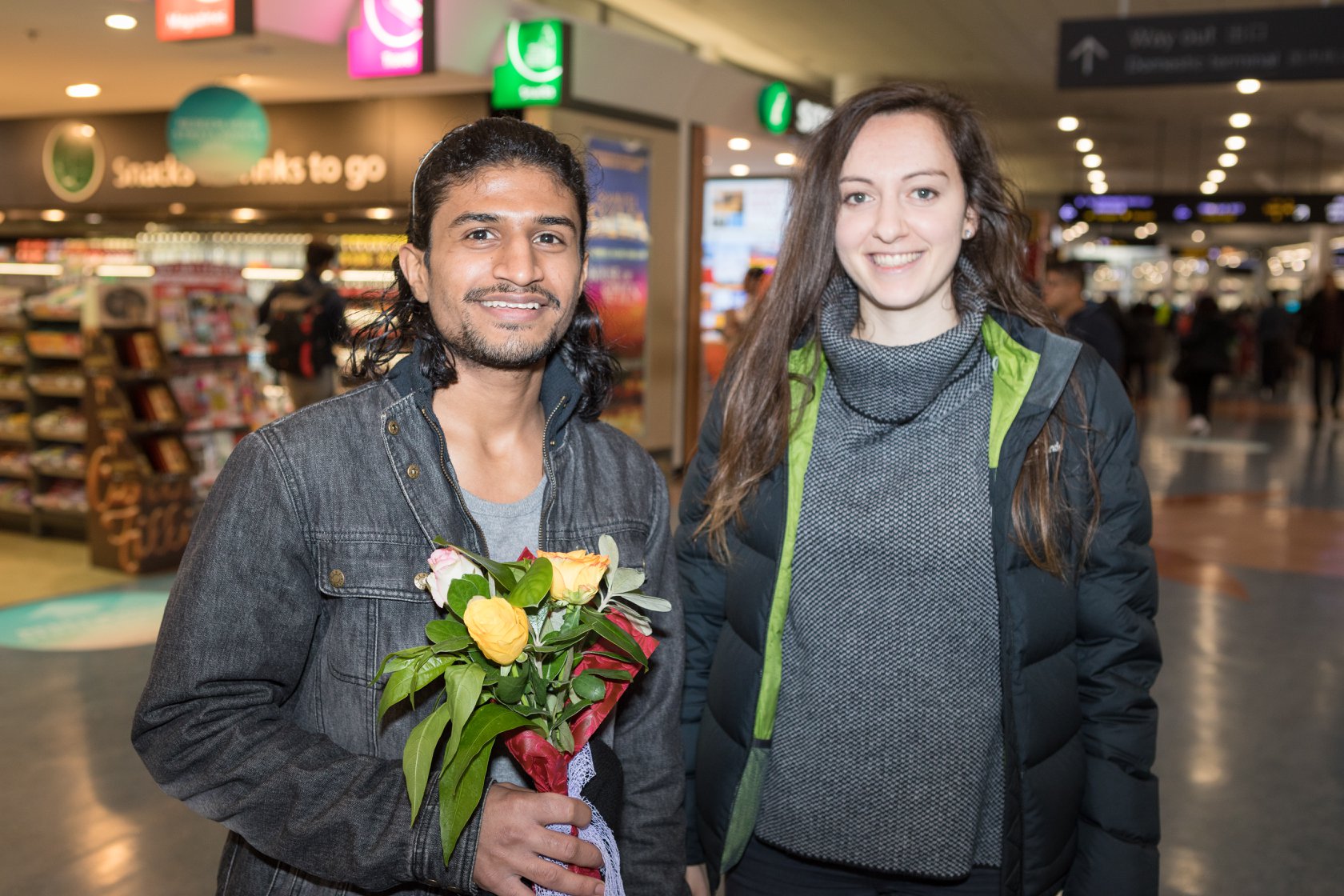 Samir and his friend, Maya were excited... - Auckland Airport | Facebook