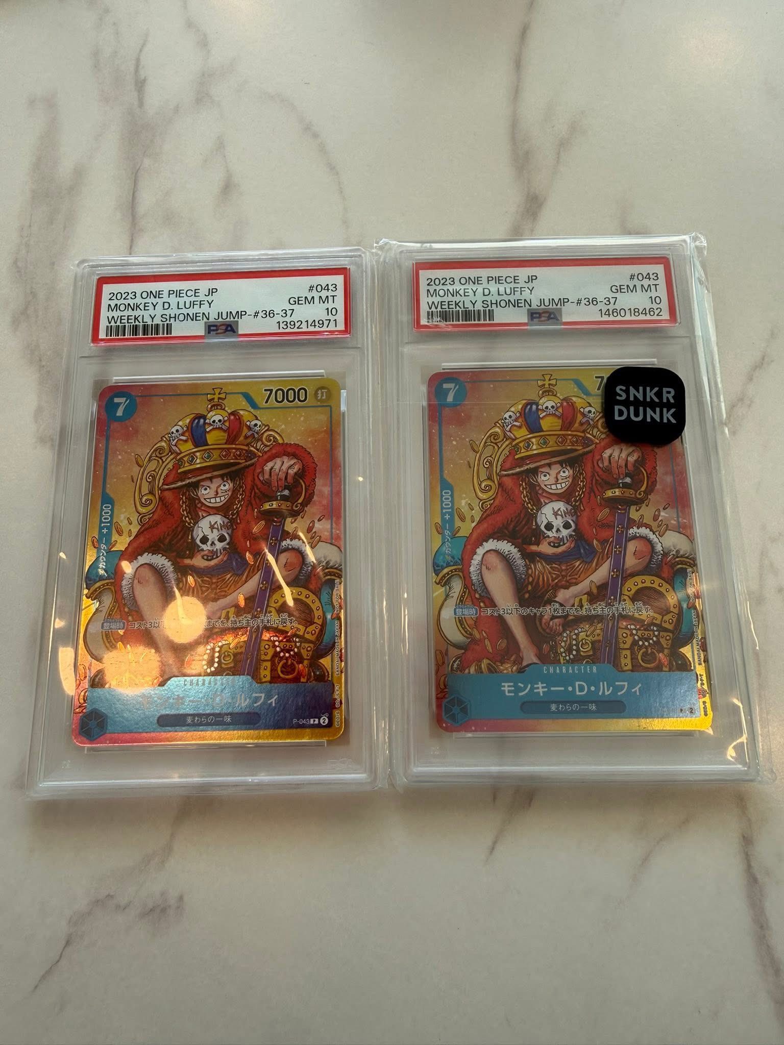?MONKEY D.LUFFY ราชา PSA10?