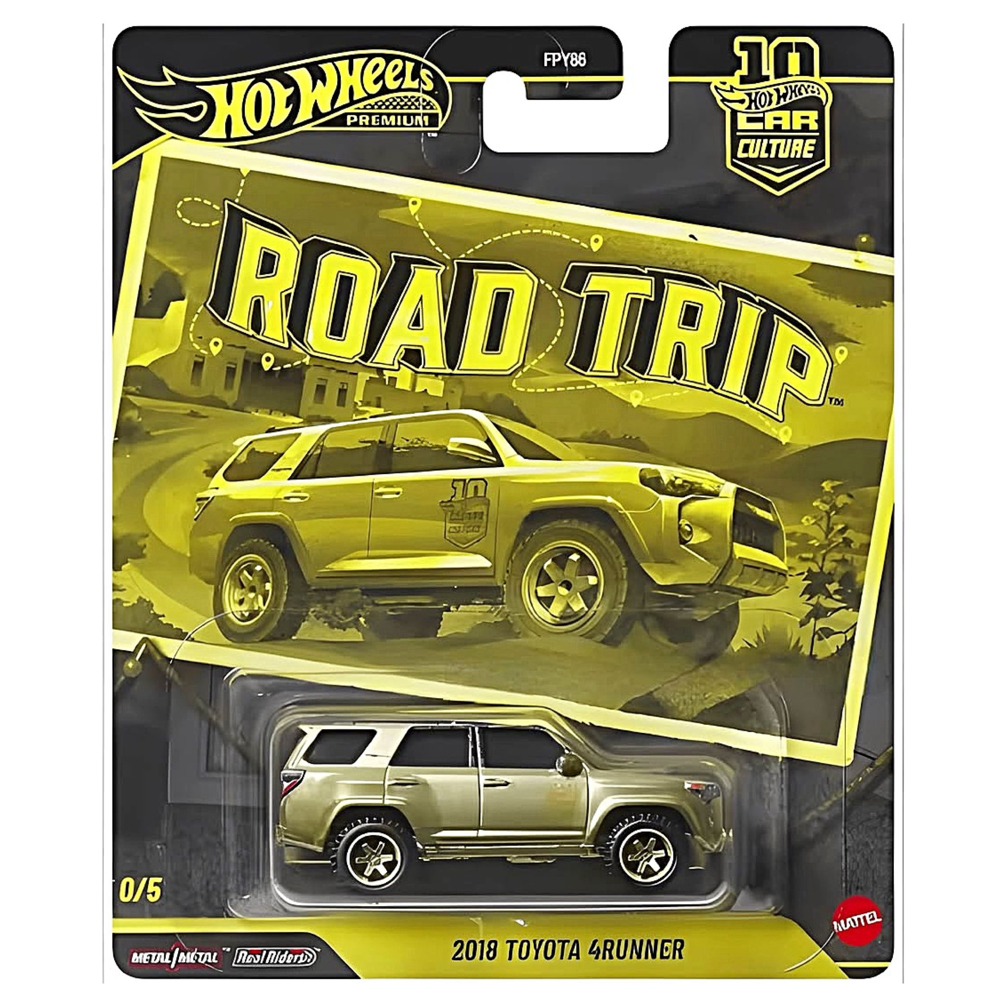 Hot Wheels Premium Car Culture 2018 Toyota 4Runner Chase die-cast