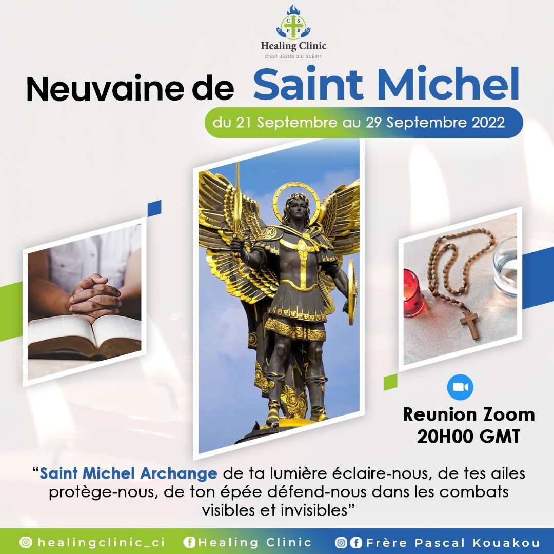 Neuvaine à Saint Michel Archange Du 21 Au 29 Septembre