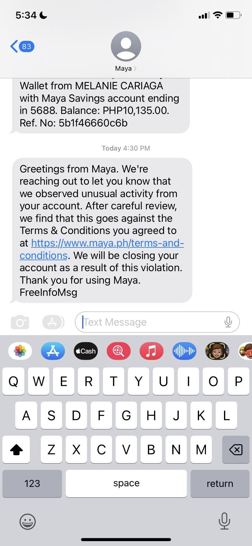 Scam Alert - Apakawalang hiya mo Maya Center after ko...