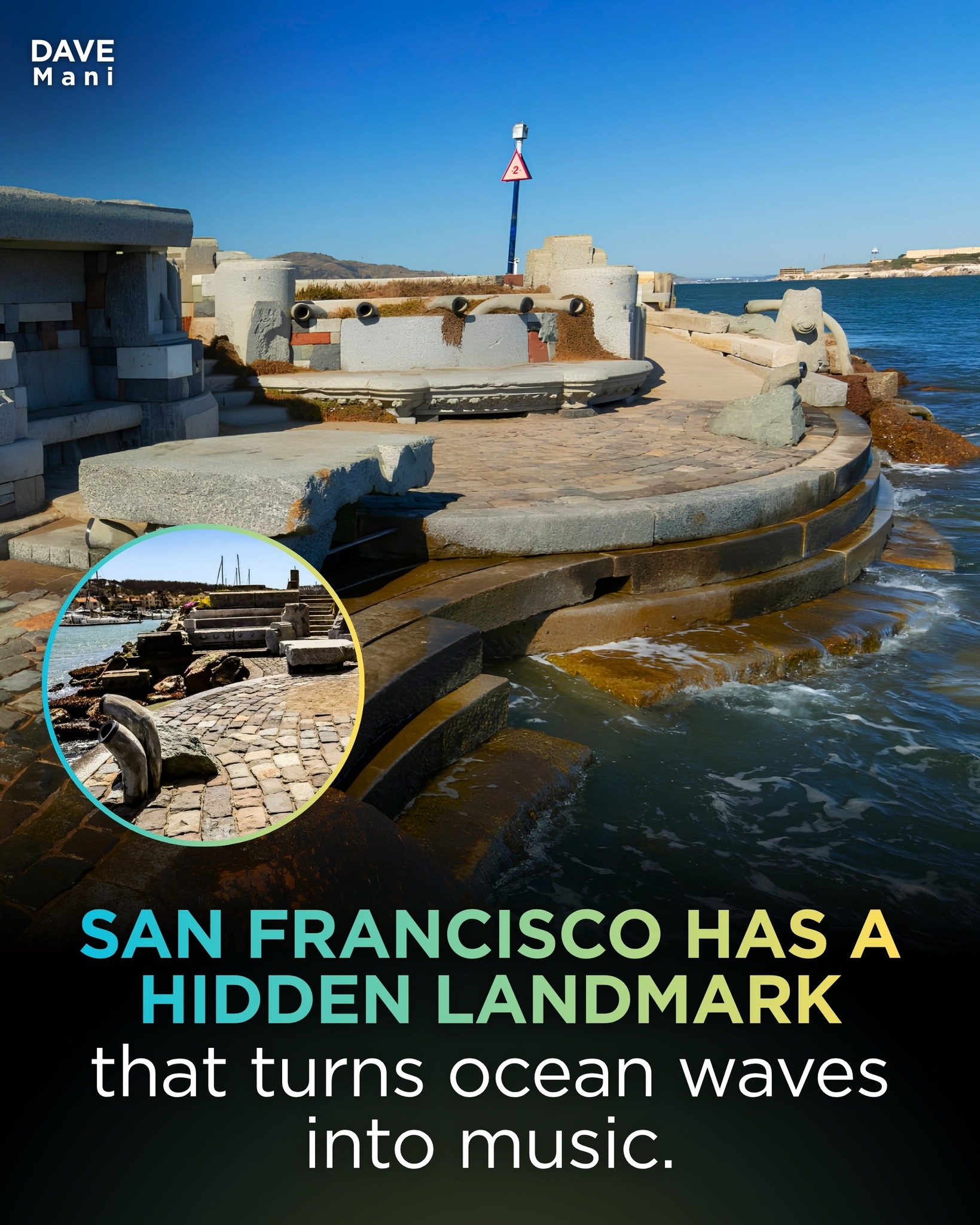 This hidden gem in San Francisco lets the ocean play its own music