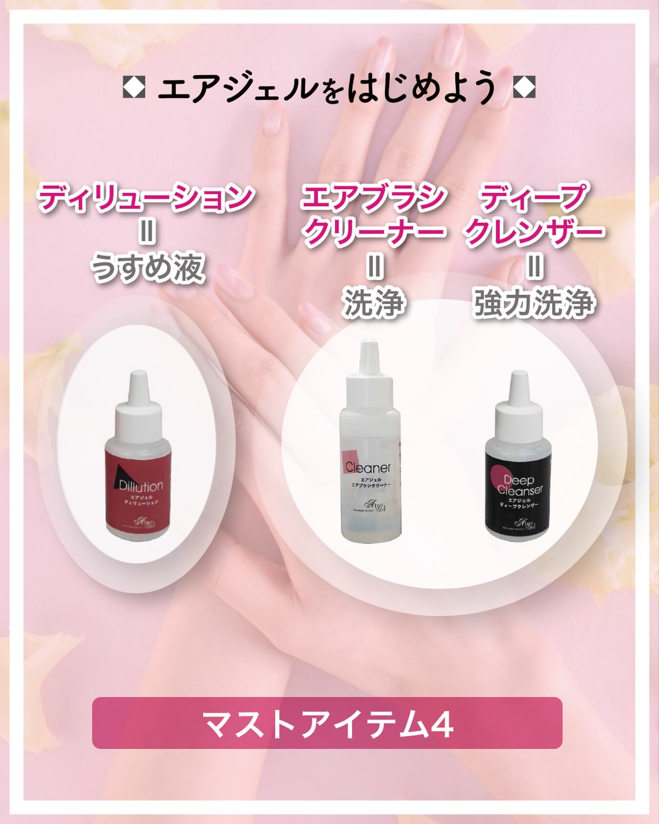 エアジェルリキッドは現在129色！ エアブラシで吹き付けることのできる