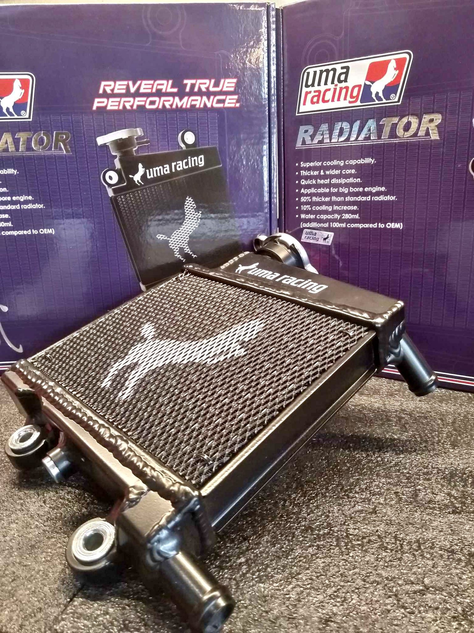 stock radiator aerox v2 may kasama ng screen at hose at kalahating ...