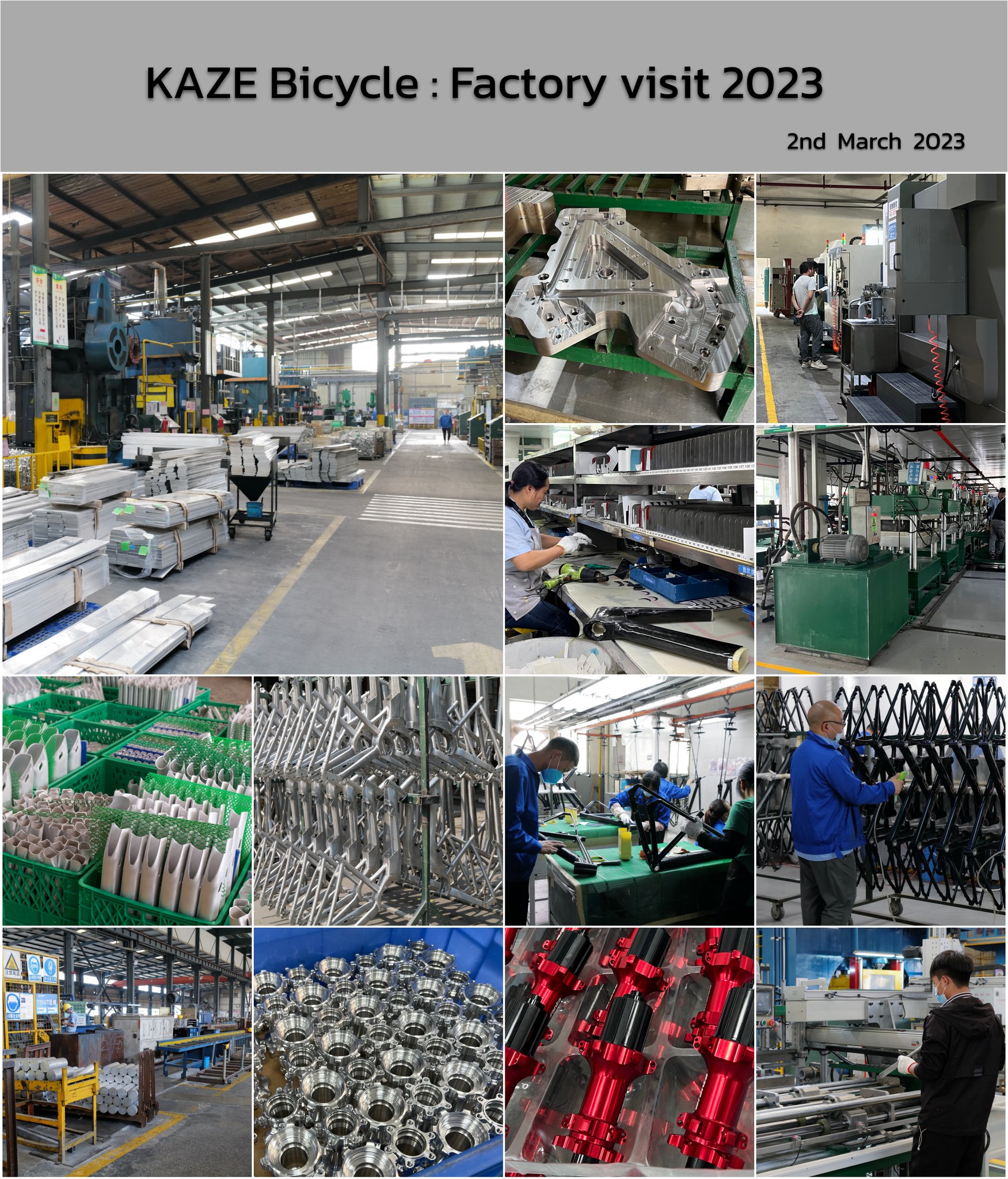 Kaze - Making KAZE Bicycles!!....เยี่ยมสายการผลิตจักรยาน 