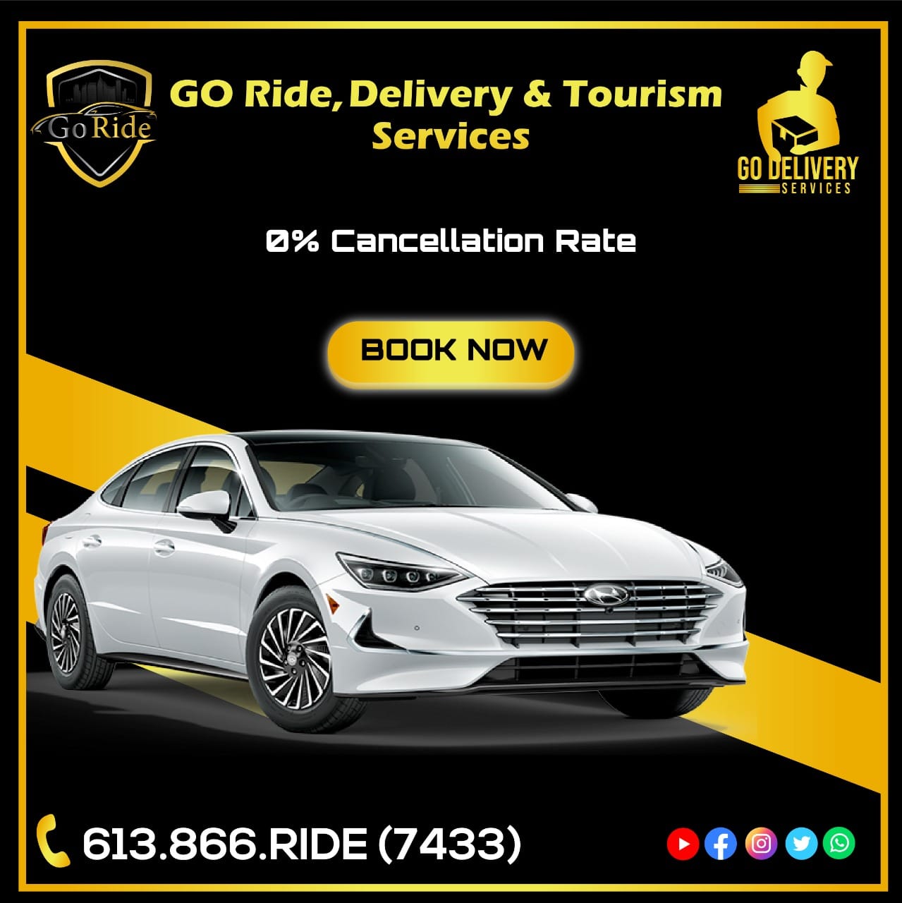 GO RIDE, Delivery & Tourism Services | Ottawa ON
