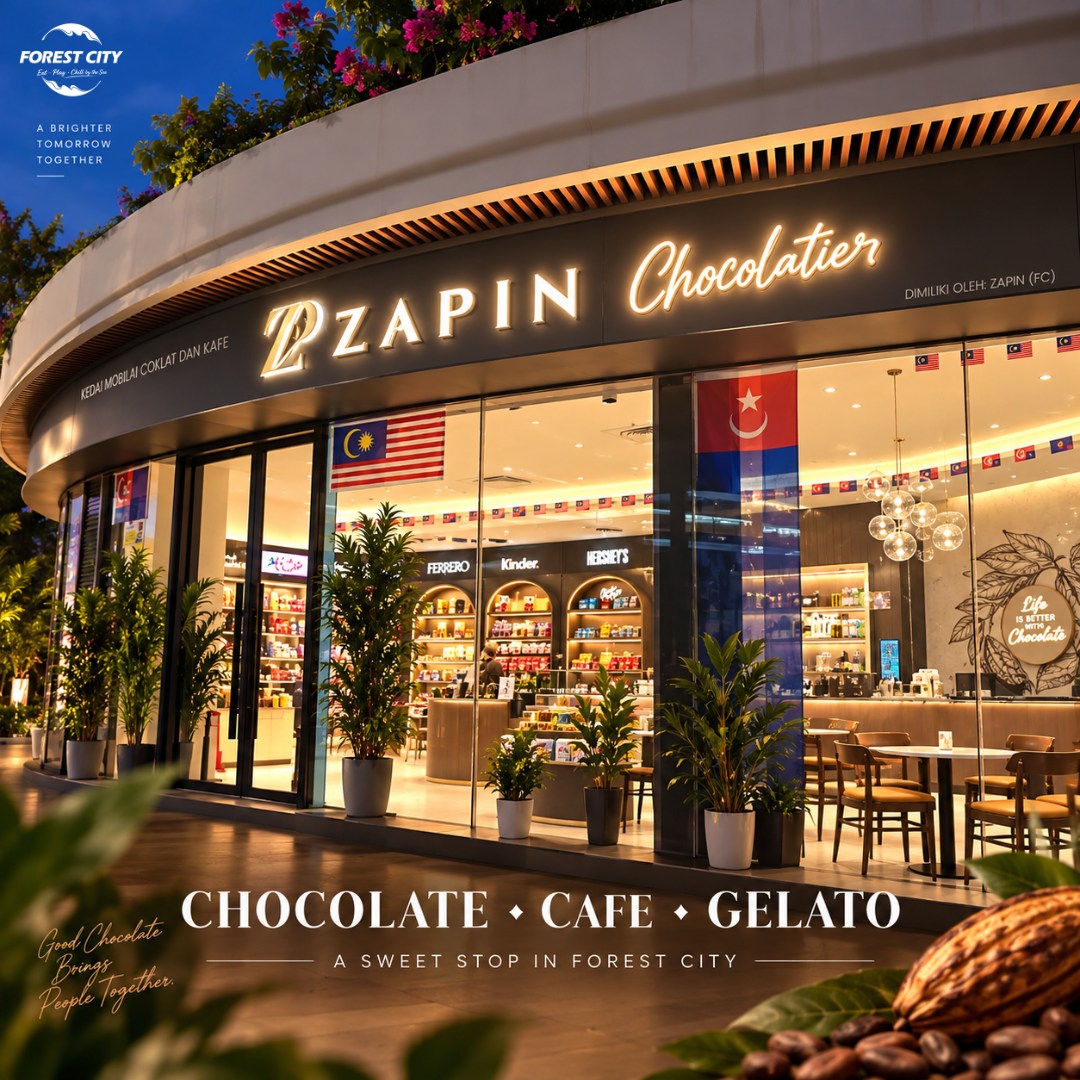 Chocolate lovers, this one's for you 🍫✨ Step into Zapin