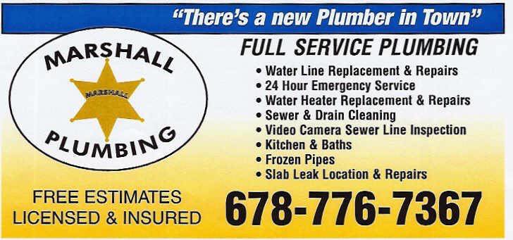 Marshall Plumbing | Dahlonega GA