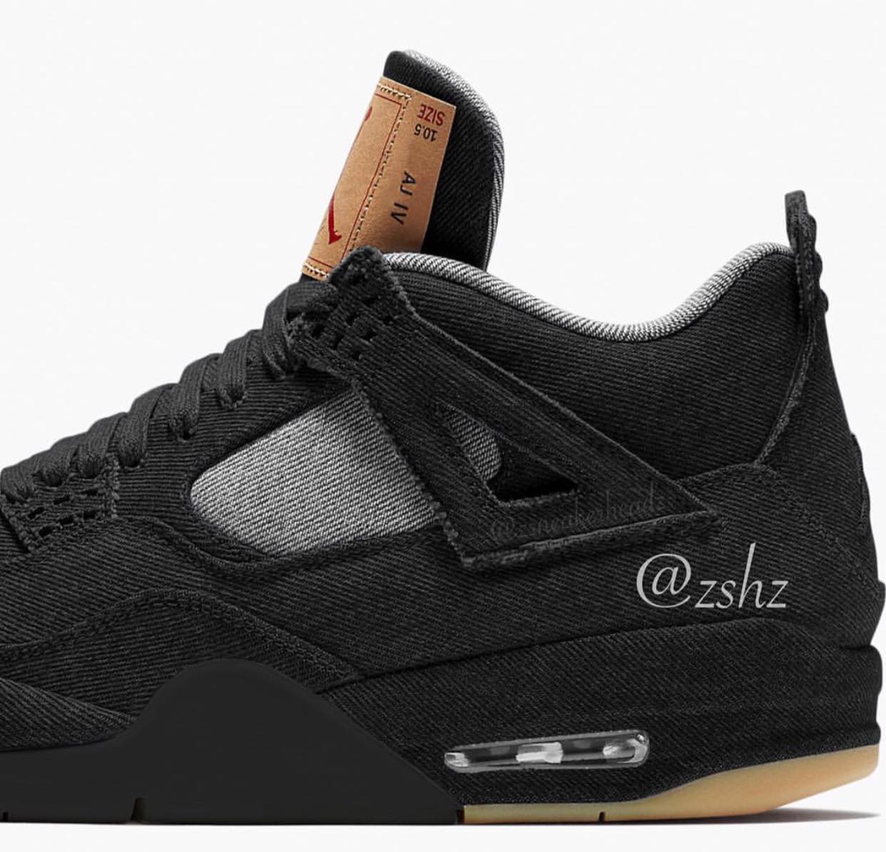 A “Black Denim” version of the Levi