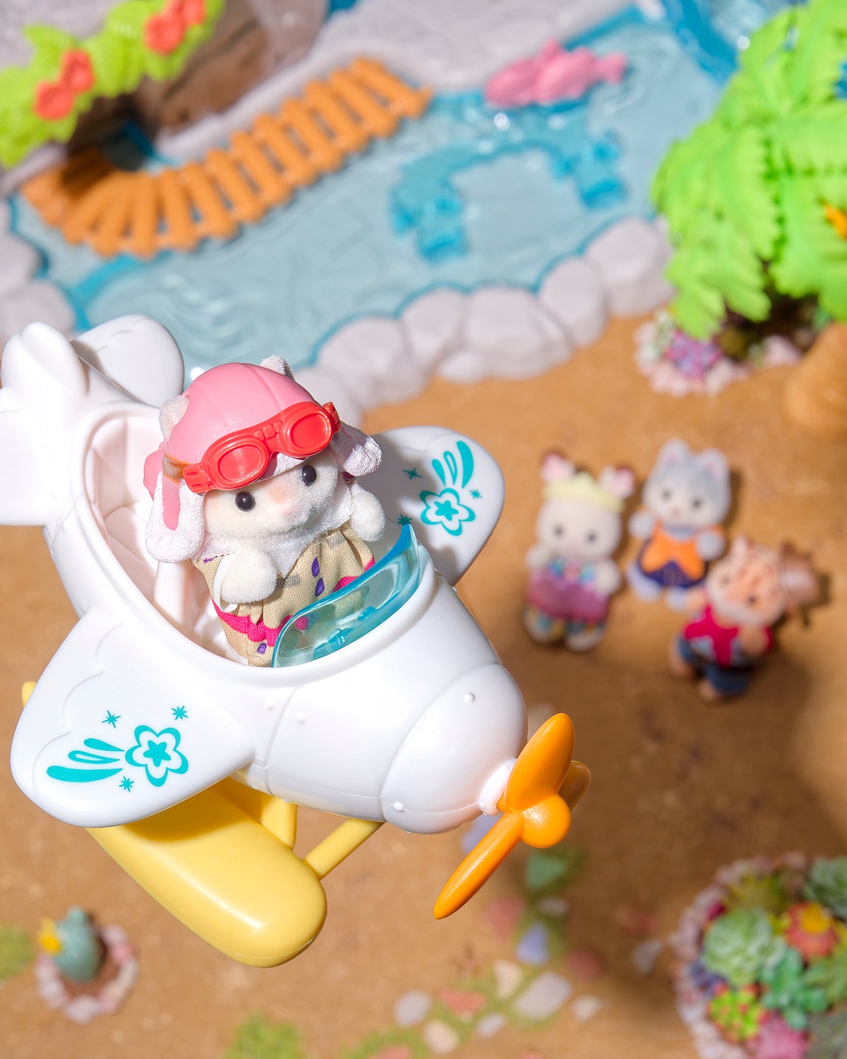 スノードレスを着たマシュマロネズミの女の子プレゼントキャンペーン