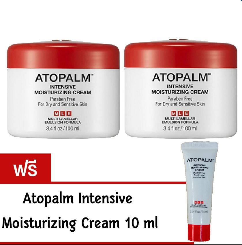 แพคคู่ Atopalm Intensive Moisturizing Cream 100 ml/กระปุก (2 กระปุก ...