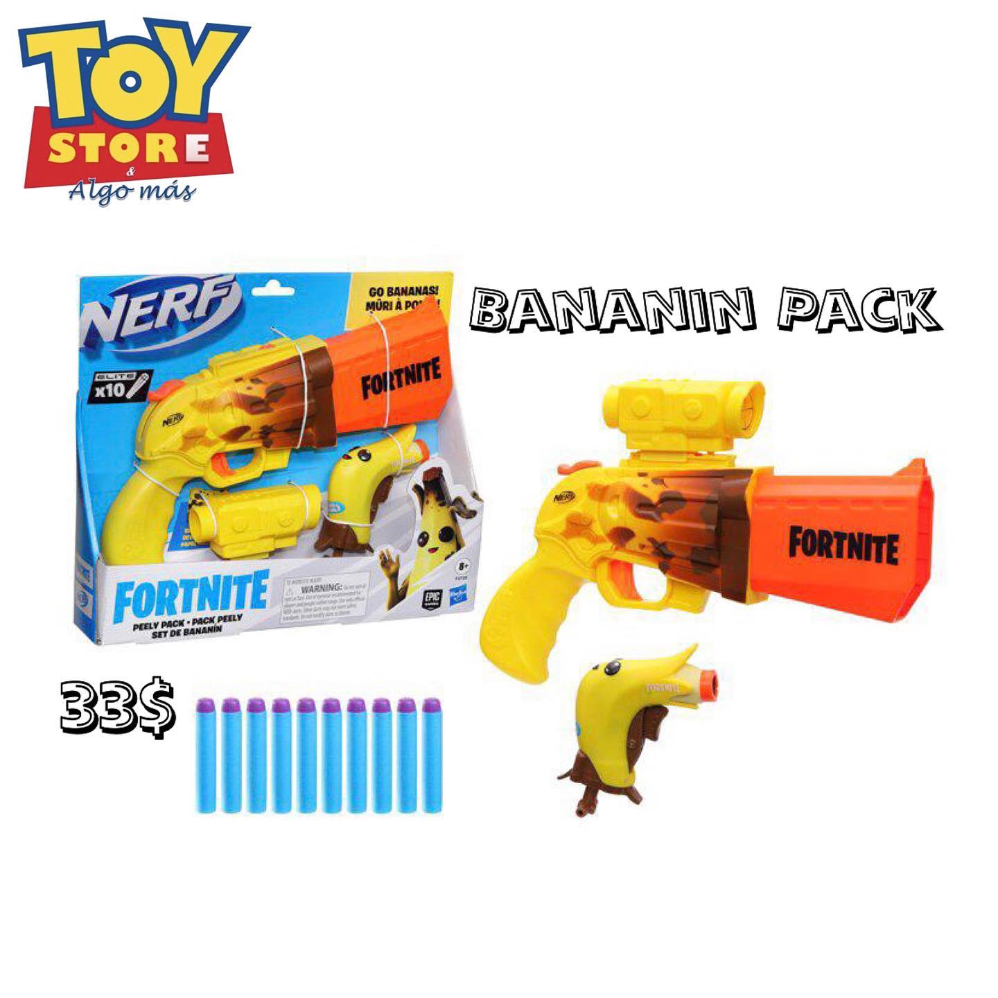 El set Peely incluye 2 lanzadores... - Toy Store & Algo Más