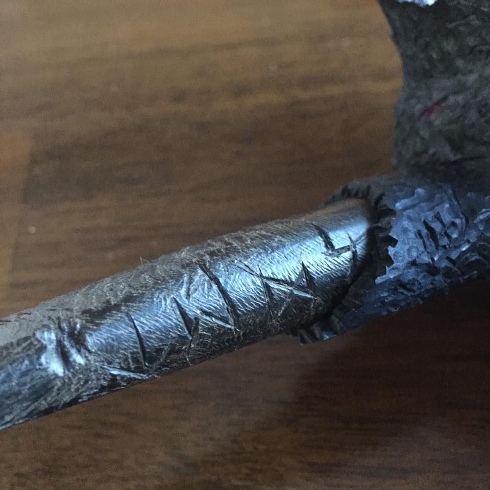 Edwin Pipes - The Orc pipe is complete. Notice the obtuse...