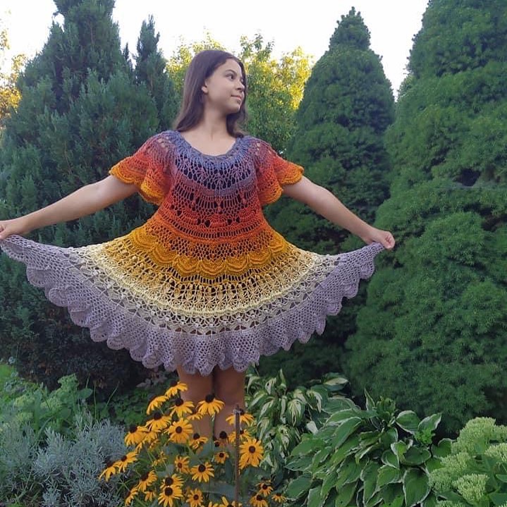 better world dress crochet ColorfulLmadeshop Kasia osmólska COLOR:NATURAL WHITE Sale26Memorial Super Soft Argyle Dress
