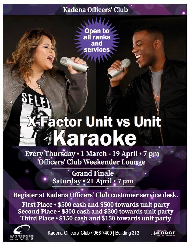 The Rocker - Will you be Kadena’s next Unit vs. Unit - Karaoke Champion ...