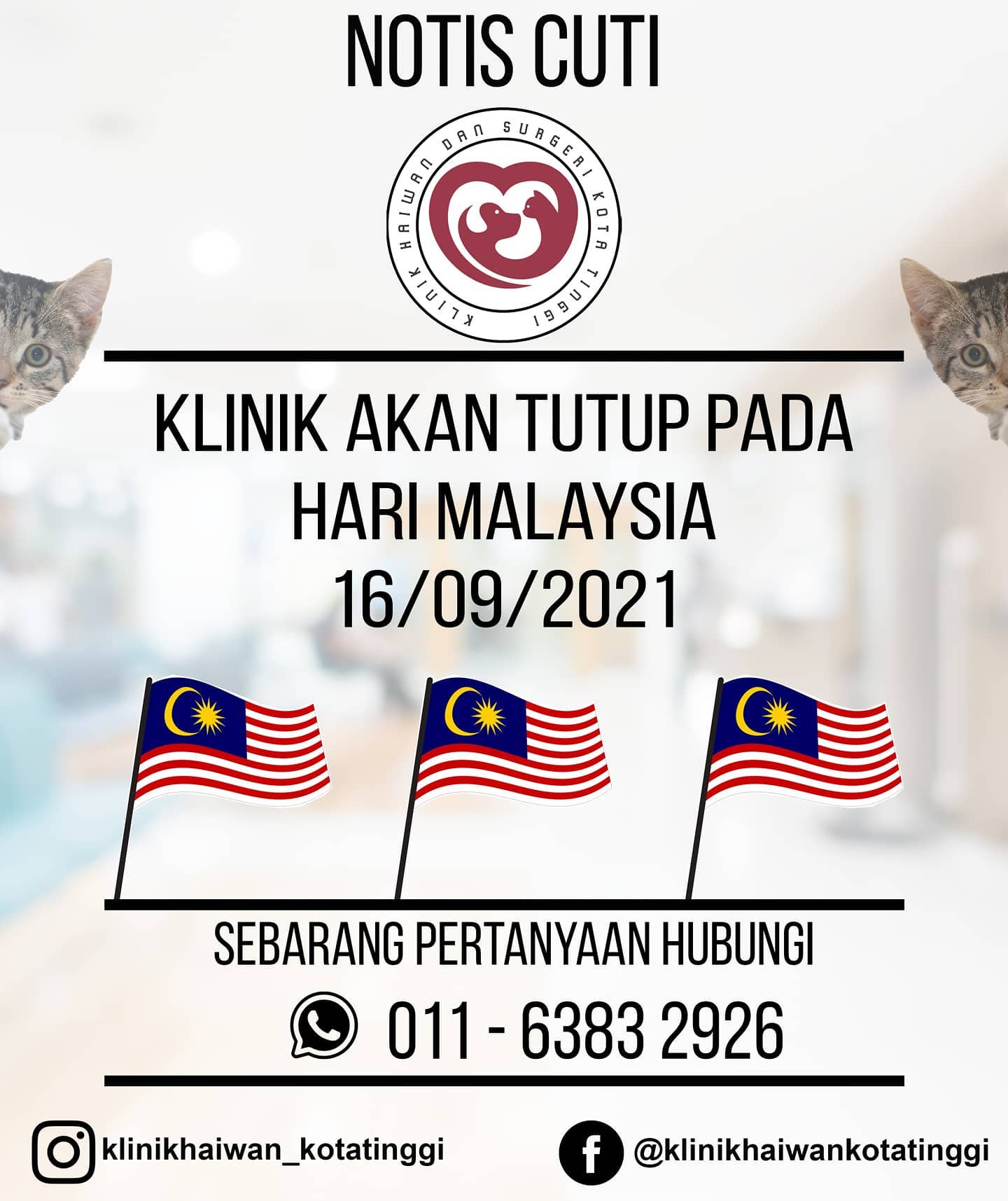 Klinik Haiwan Dan Surgeri Kota Tinggi Home Facebook