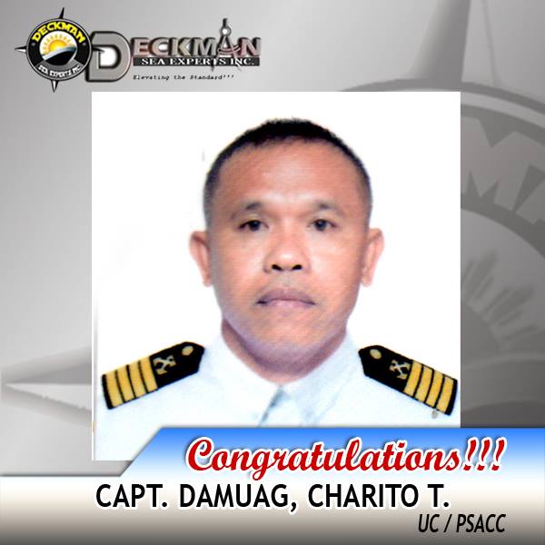 Congratulations to our passers! - Deckman Sea Experts Inc