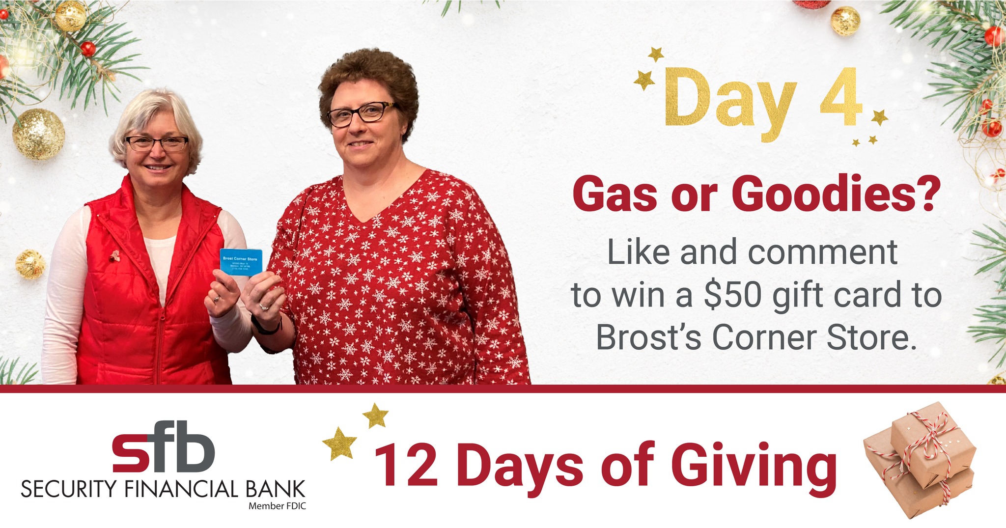 **GIVEAWAY HAS CLOSED AND THE... - Security Financial Bank | Facebook