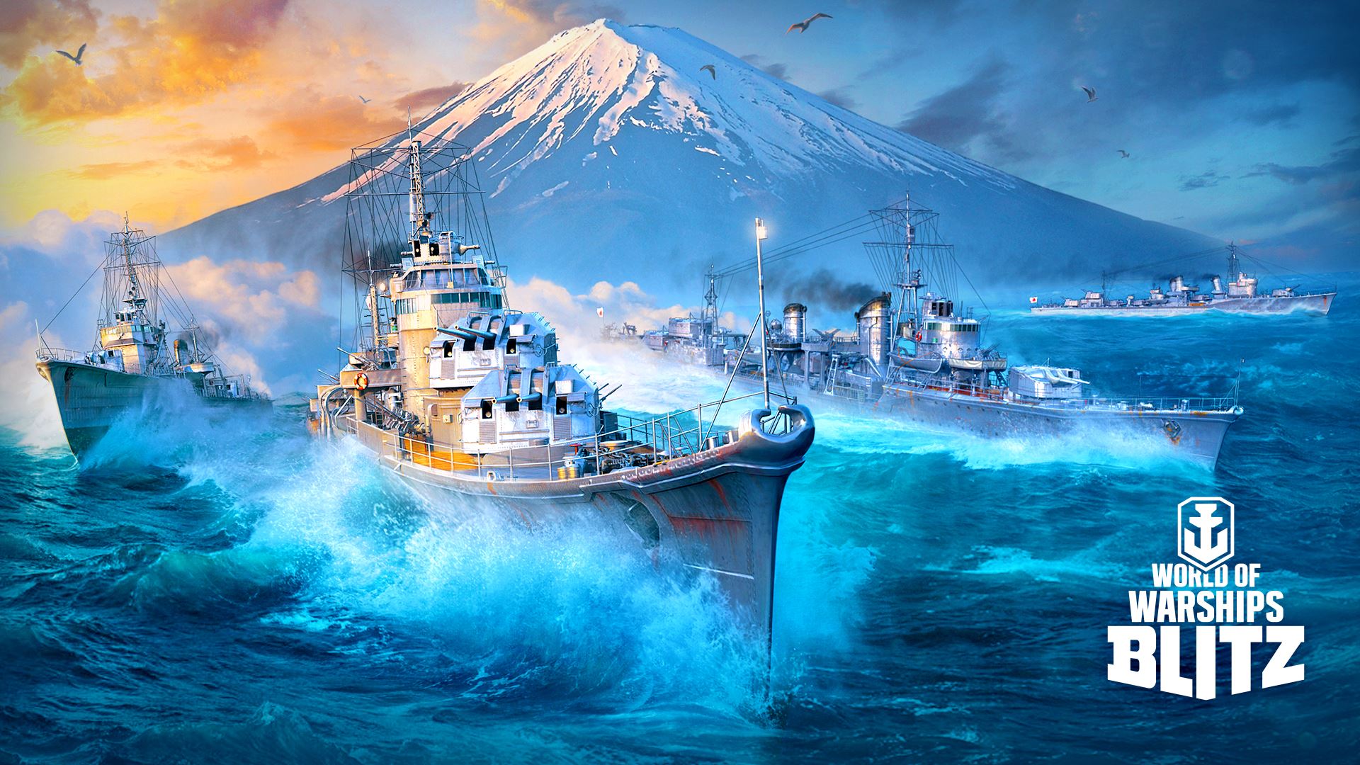 World Of Warships Blitz Japanese Destroyers Wallpaper Desktop Size 19x1080 Facebook