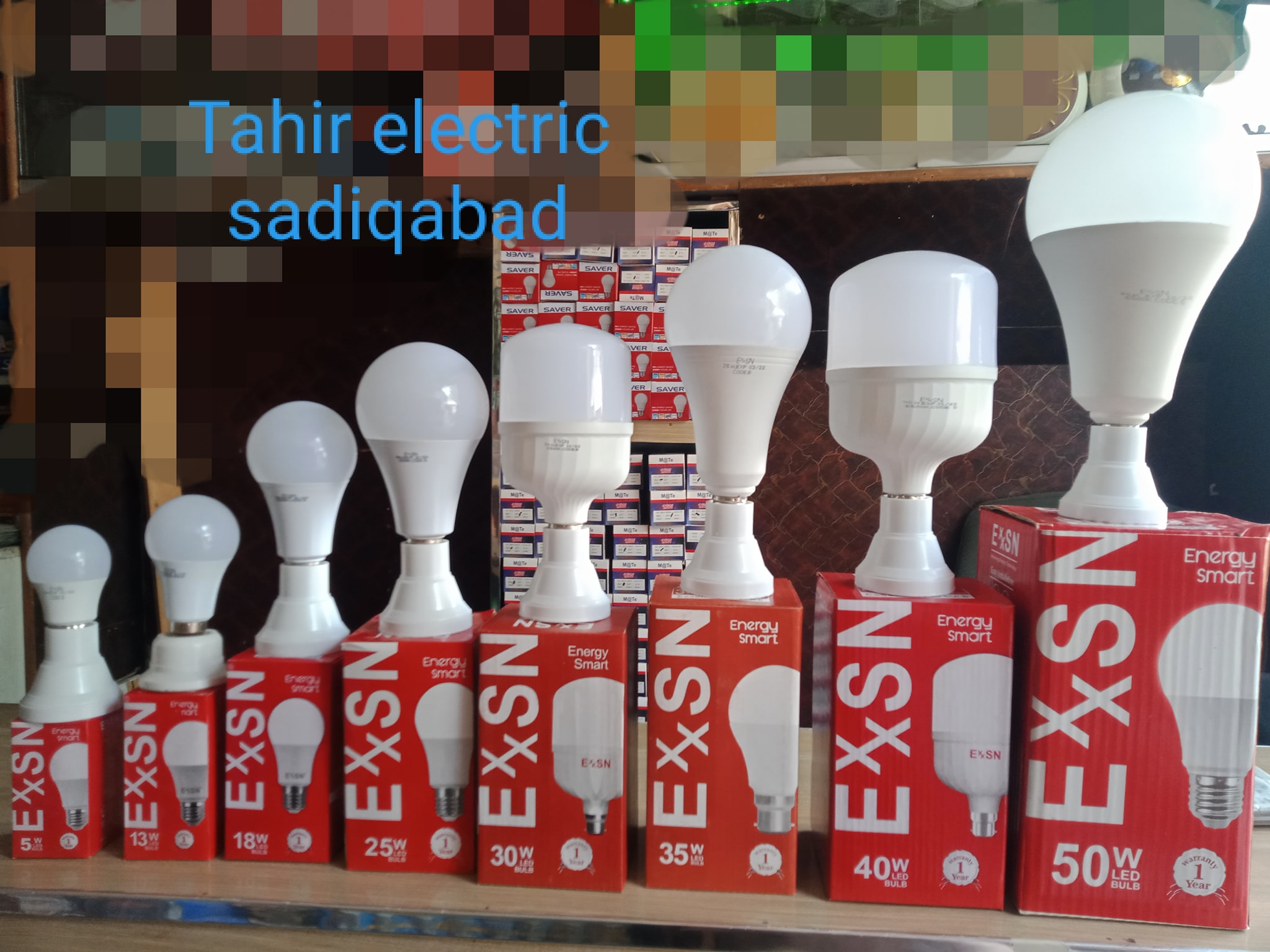 Exxsn led bulb 5w to 60w smd light... - TAHIR Electric store