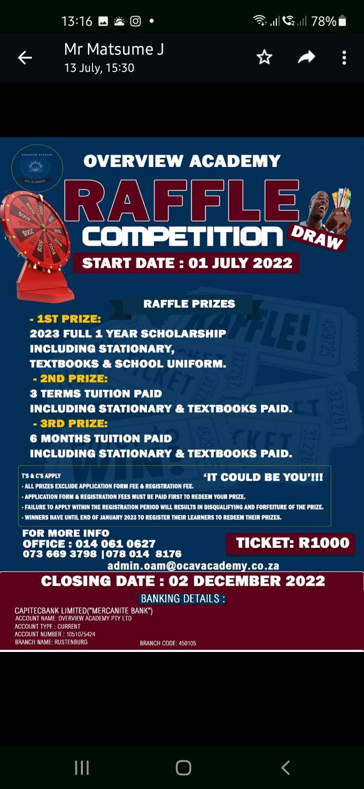 Overview Academy | Rustenburg