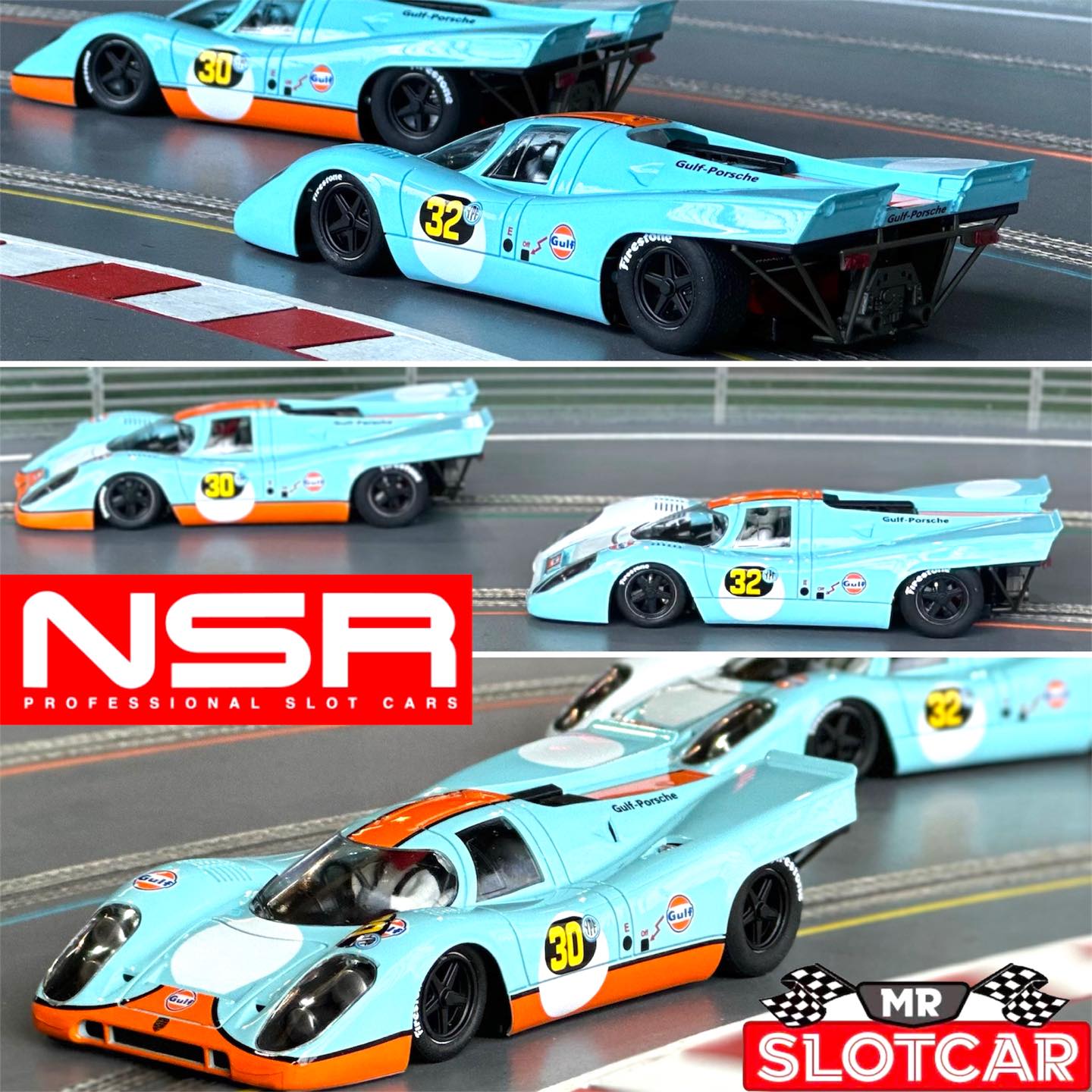 The NSR Gulf Porsche 917K recreates the legendary 1971 Buenos