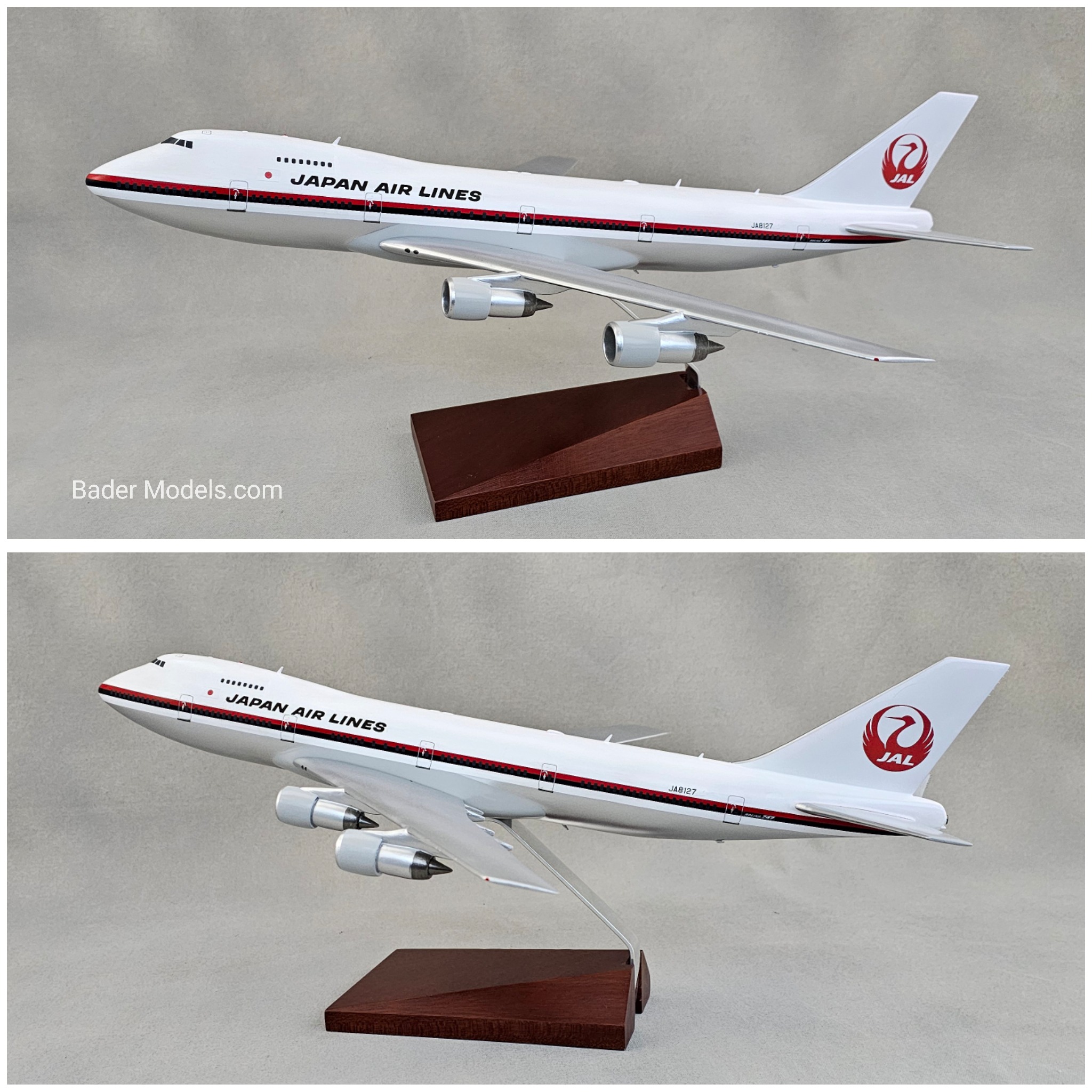 JAL Boeing 747-200 model with Reso'cha decals