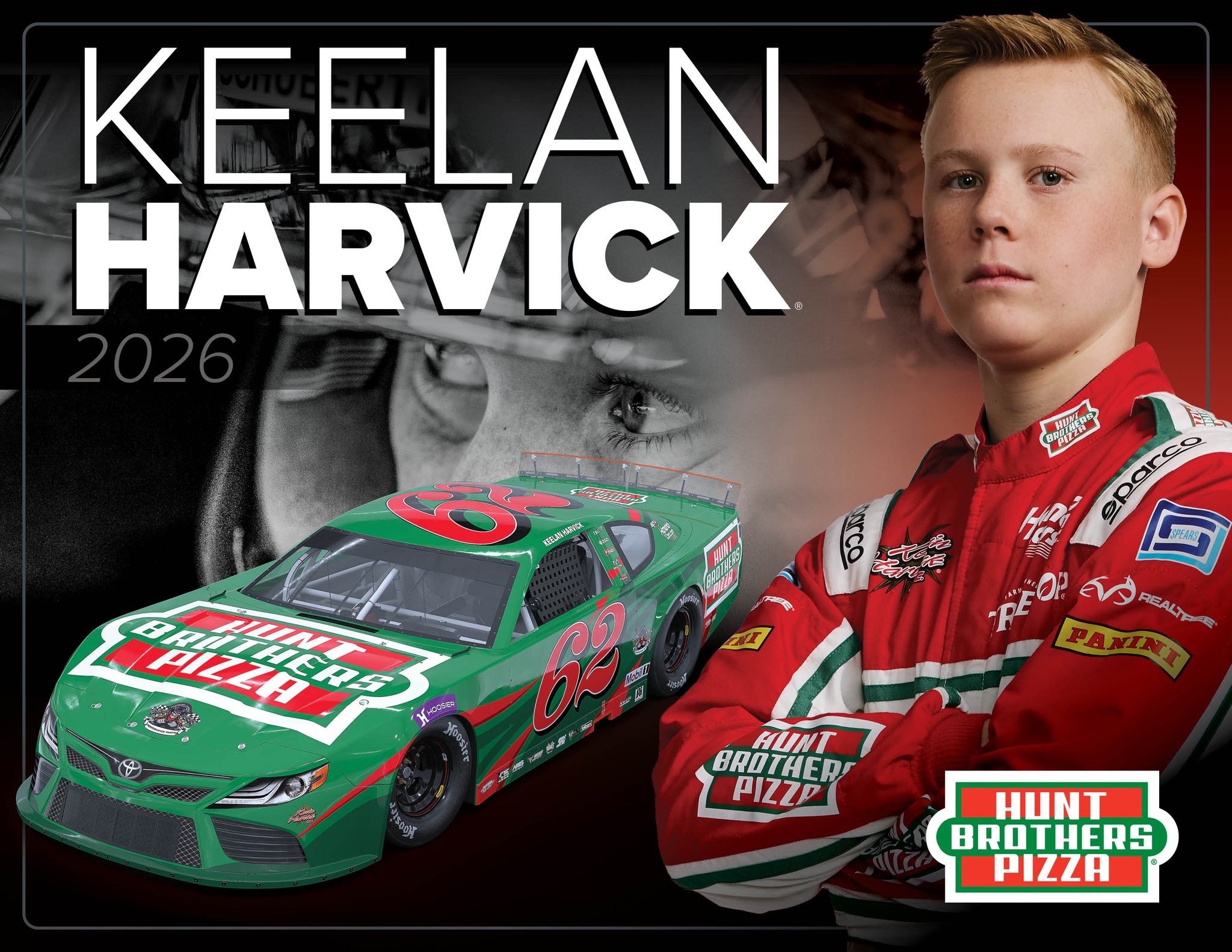Our friends at Hunt Brothers Pizza are sending out 2026 Keelan
