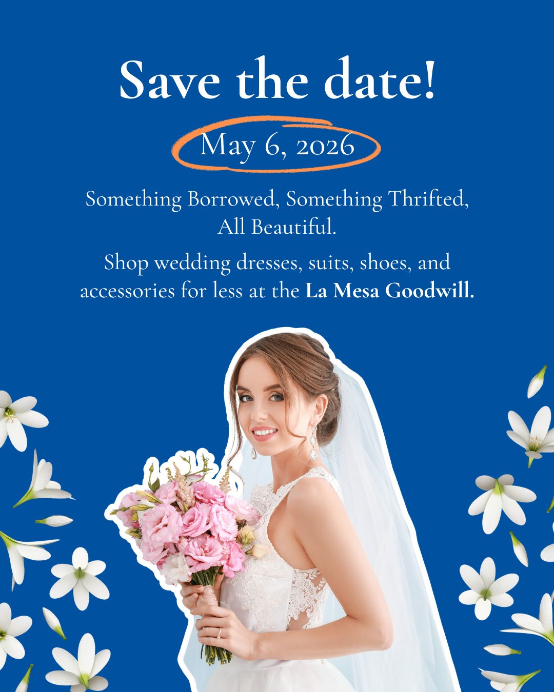 goodwill wedding dress bachelorette party Celebrate season with us on May 6 at the La Mesa Goodwill. All San Diego stores will be featuring wedding attire and accessories, but La Mesa will have the largest Sale: BFCM Dresses 2025 Color:Canary Romantic Backless Lace Mermaid Married