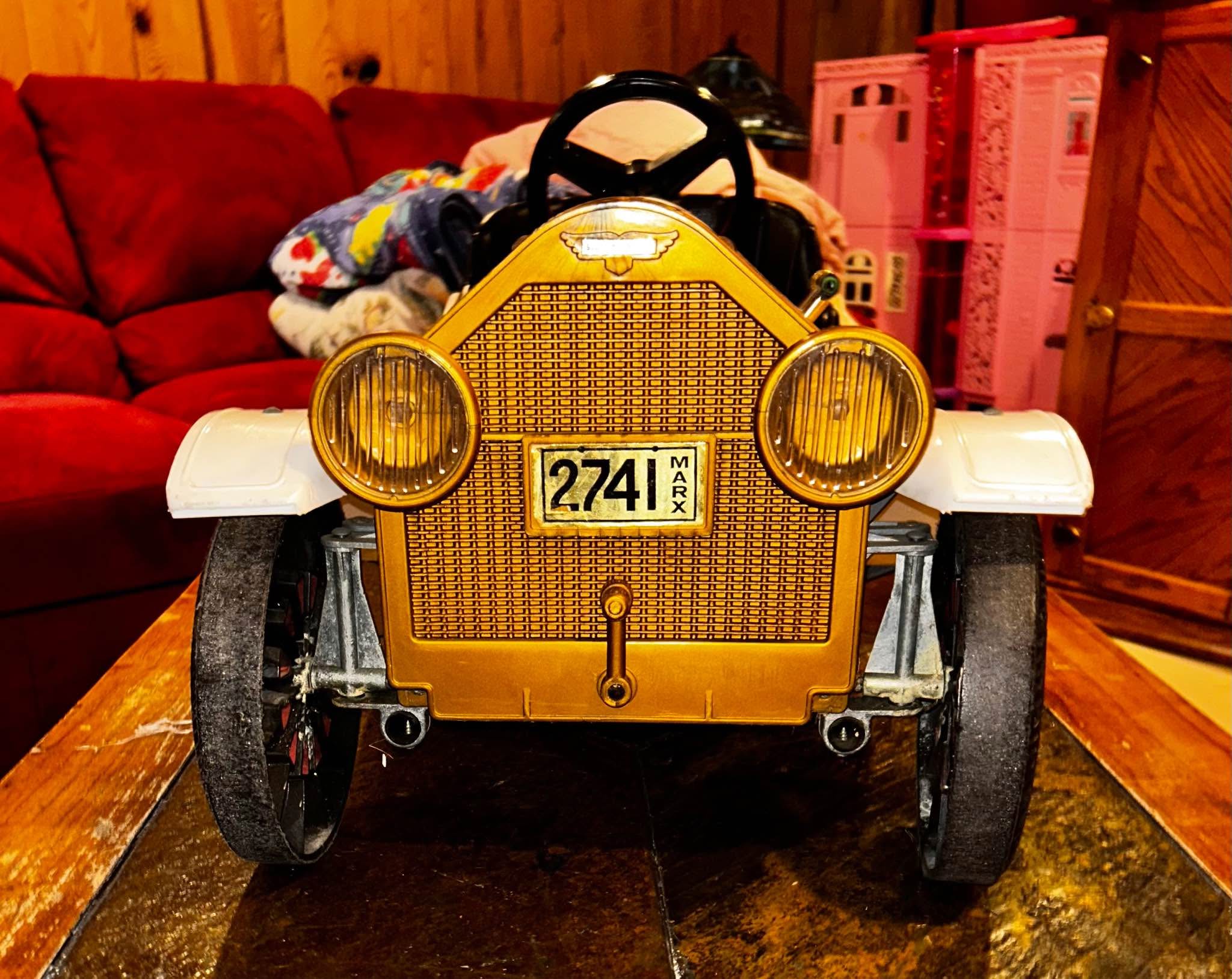 VINTAGE 1960$ MARX TORS STUTZ BEARCAT RIDE-ON ELECTRIC BATTERY TOY CAR ...