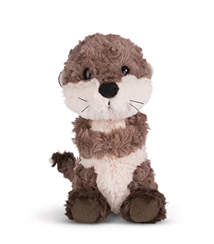 NICI 49150 – Peluche Loutre Oda 20 Cm – Gris Et Beige, Ultra Douce, éco-responsable (GREEN) – Câlin Et Jouet