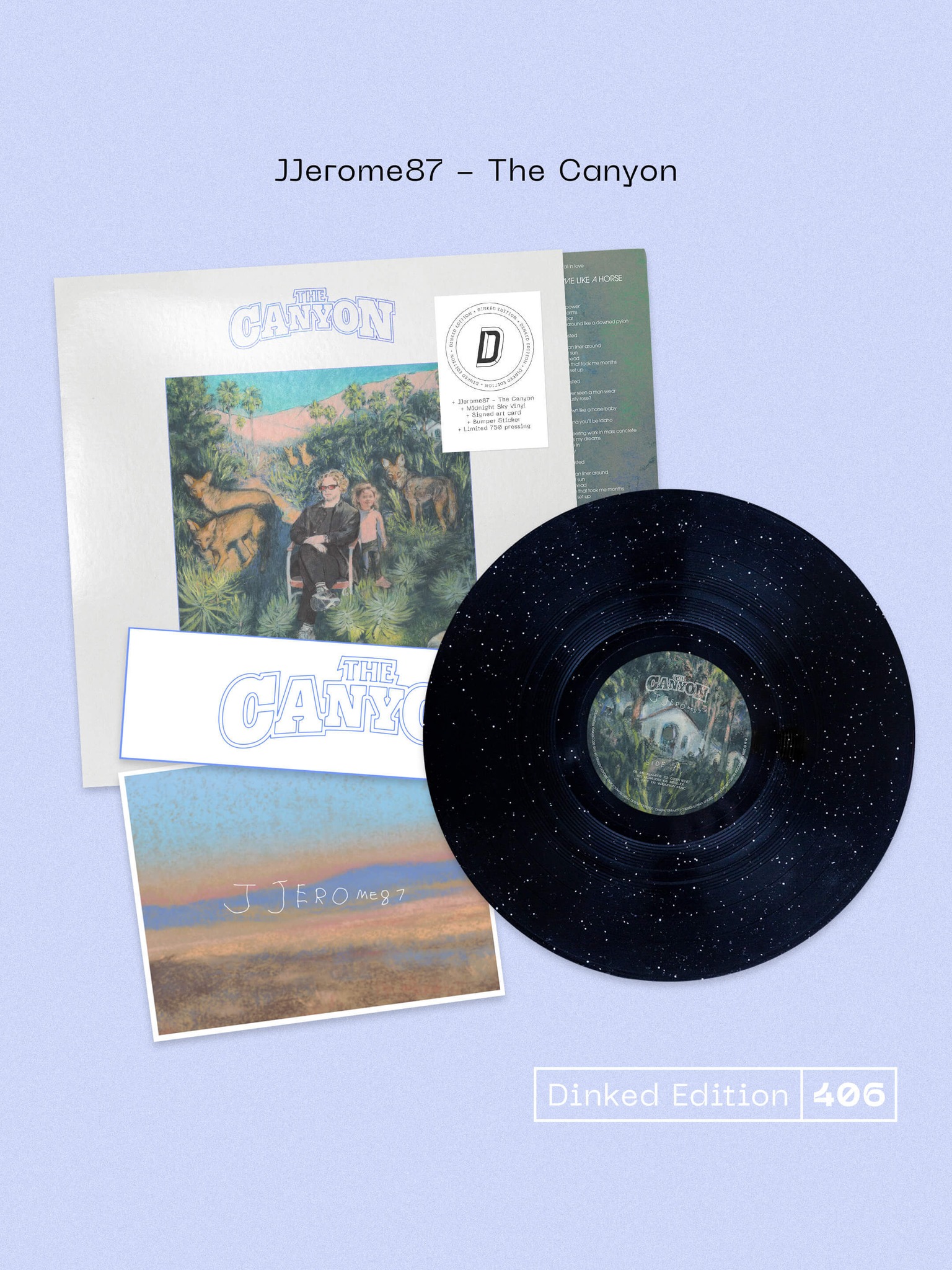 DINKED EDITION 406: JJerome87 – The Canyon LP JJerome87 is the 