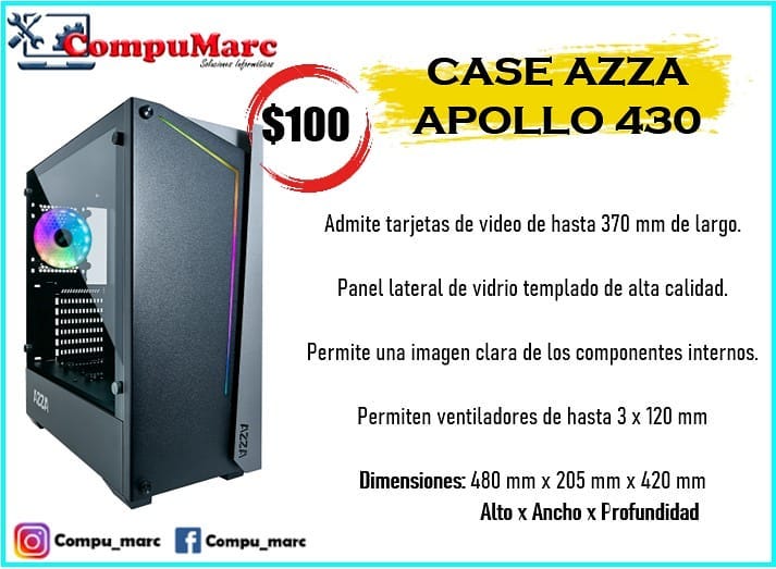 compu_marc - 📣 CASE AZZA APOLLO 430 #case #cpu...