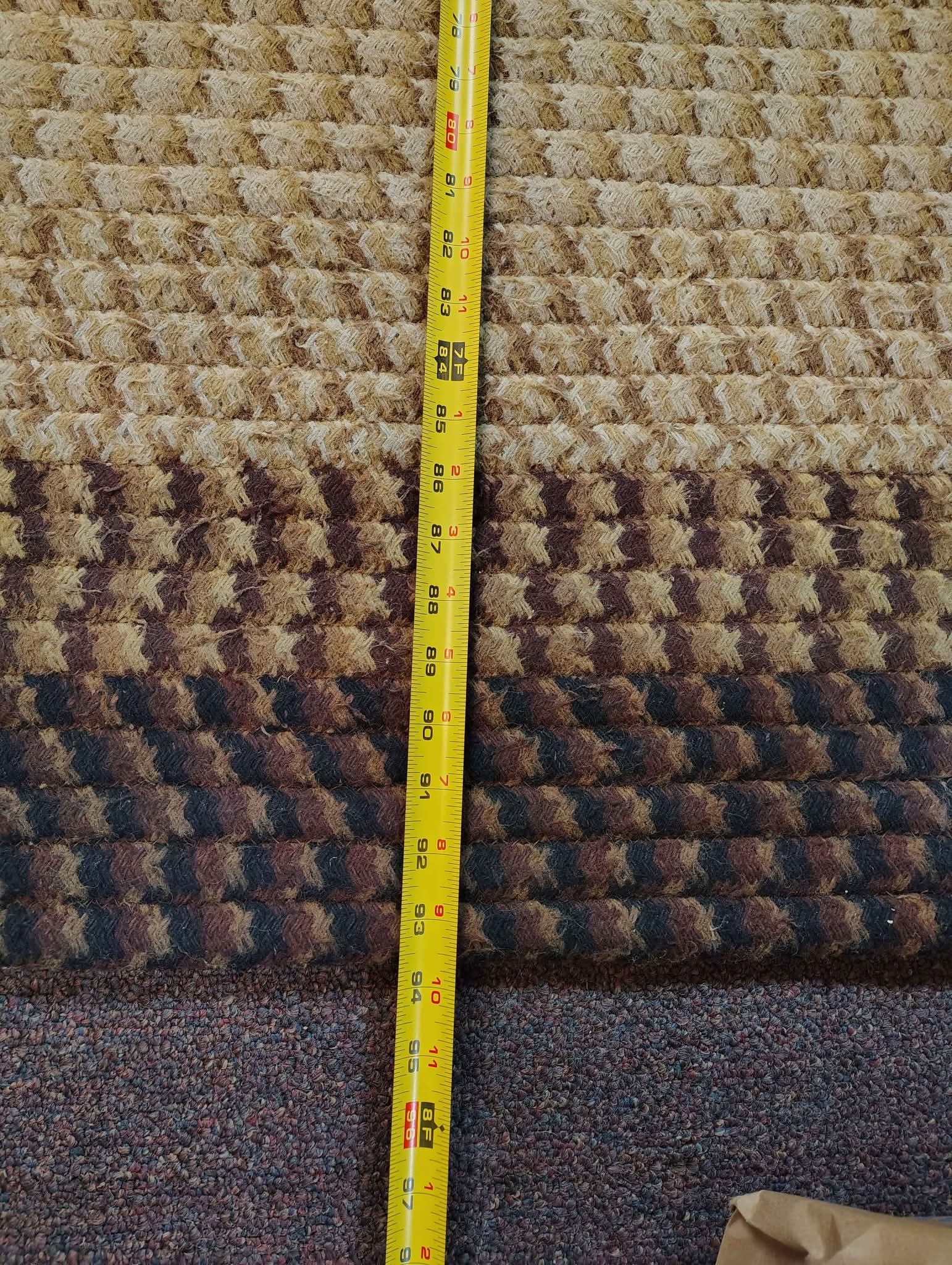 Vintage Braided thick woven rug 11ftx8ft - Area Rugs - Colville ...