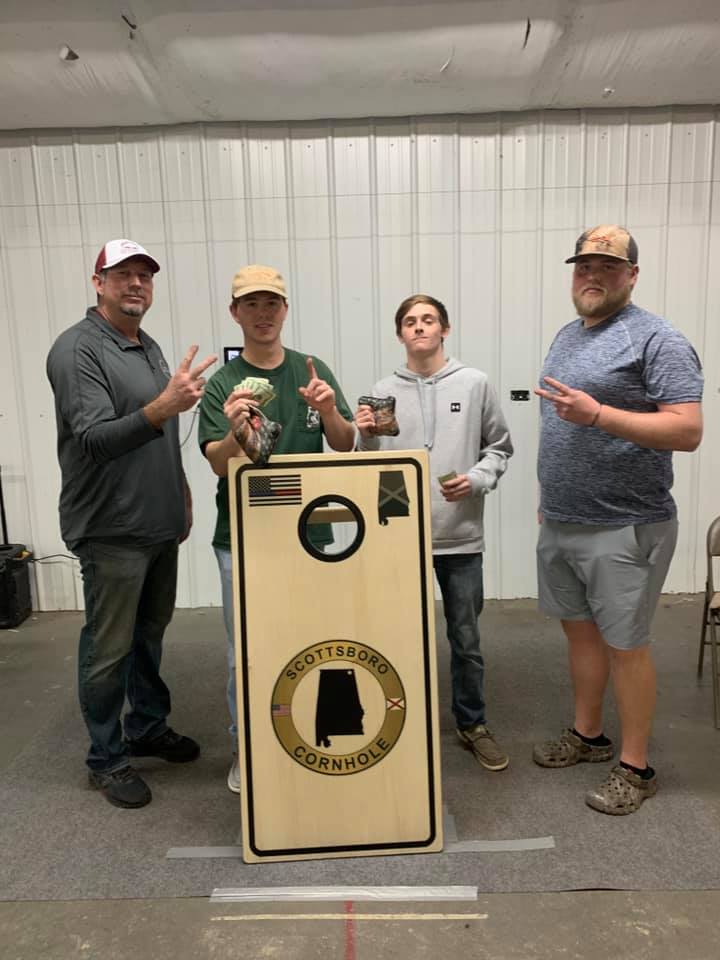 Riley Bennett and Jarred Slaten... - Scottsboro Cornhole | Facebook