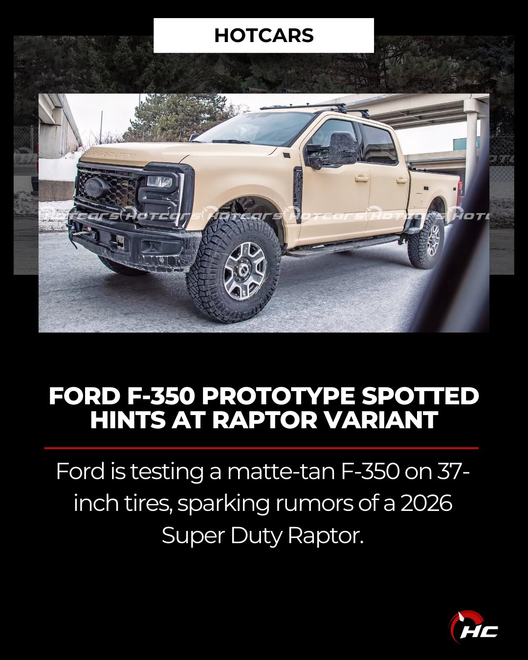 HotCars - The Ford F-350 Raptor might finally be happening. A matte-tan ...