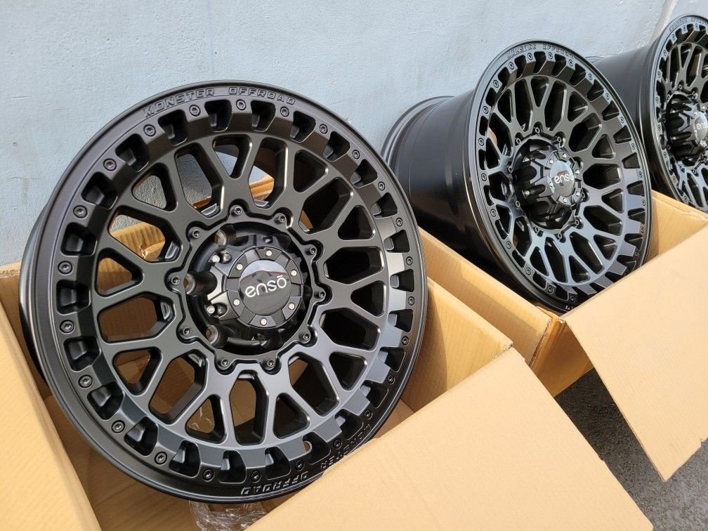 17 Enzo wheels rims matte black SKU:WQHQMMC - Car Wheels, Tires & Parts ...