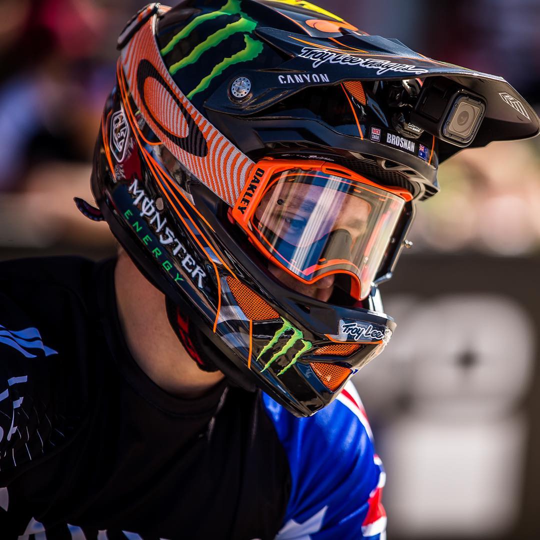 Troy - That Oakley vs Troy Lee Designs vs Monster Energy combo is