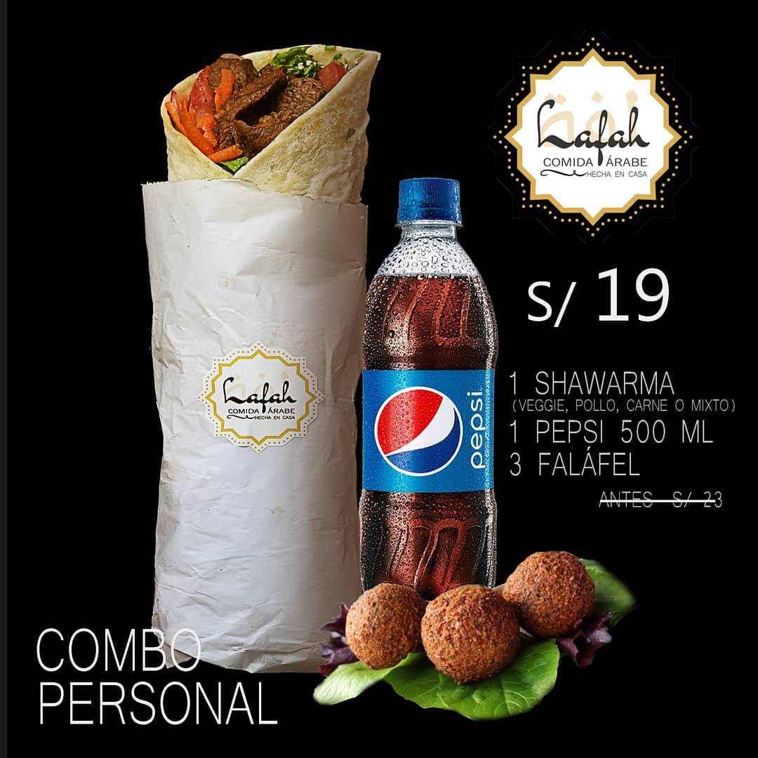 LA PROMO PERSONAL LLEGÓ PARA QUEDARSE... - Lafah comida árabe | Facebook
