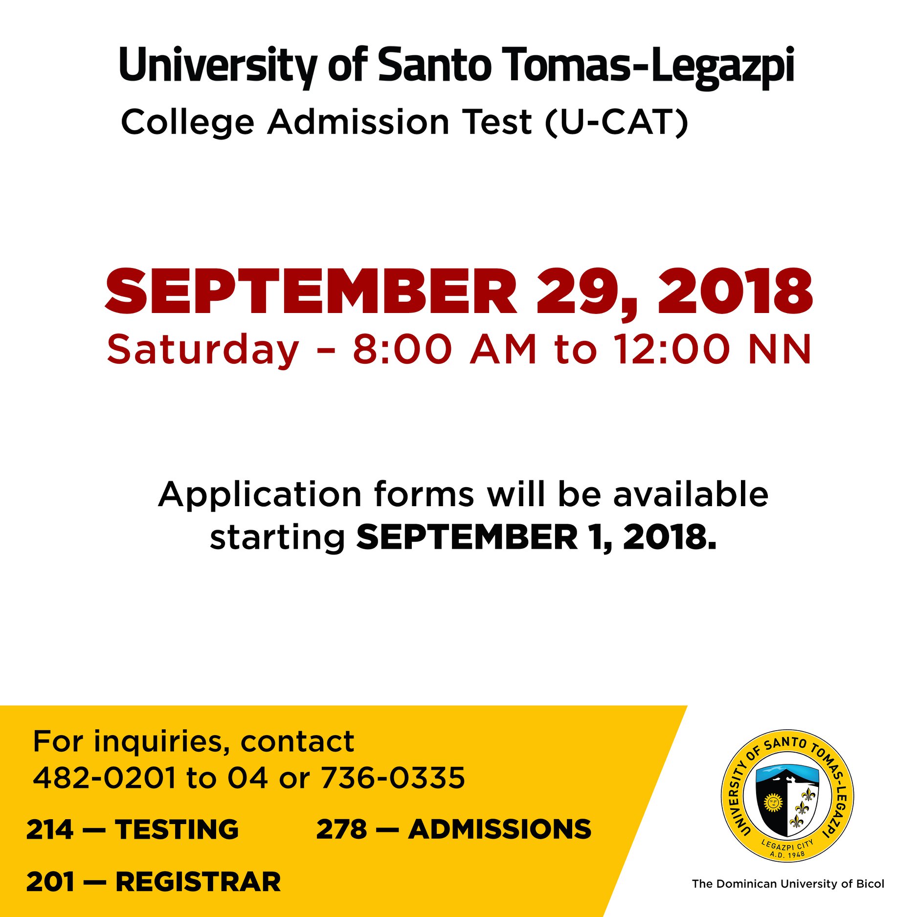 University - We are pleased to announce that application for SY 2019 ...