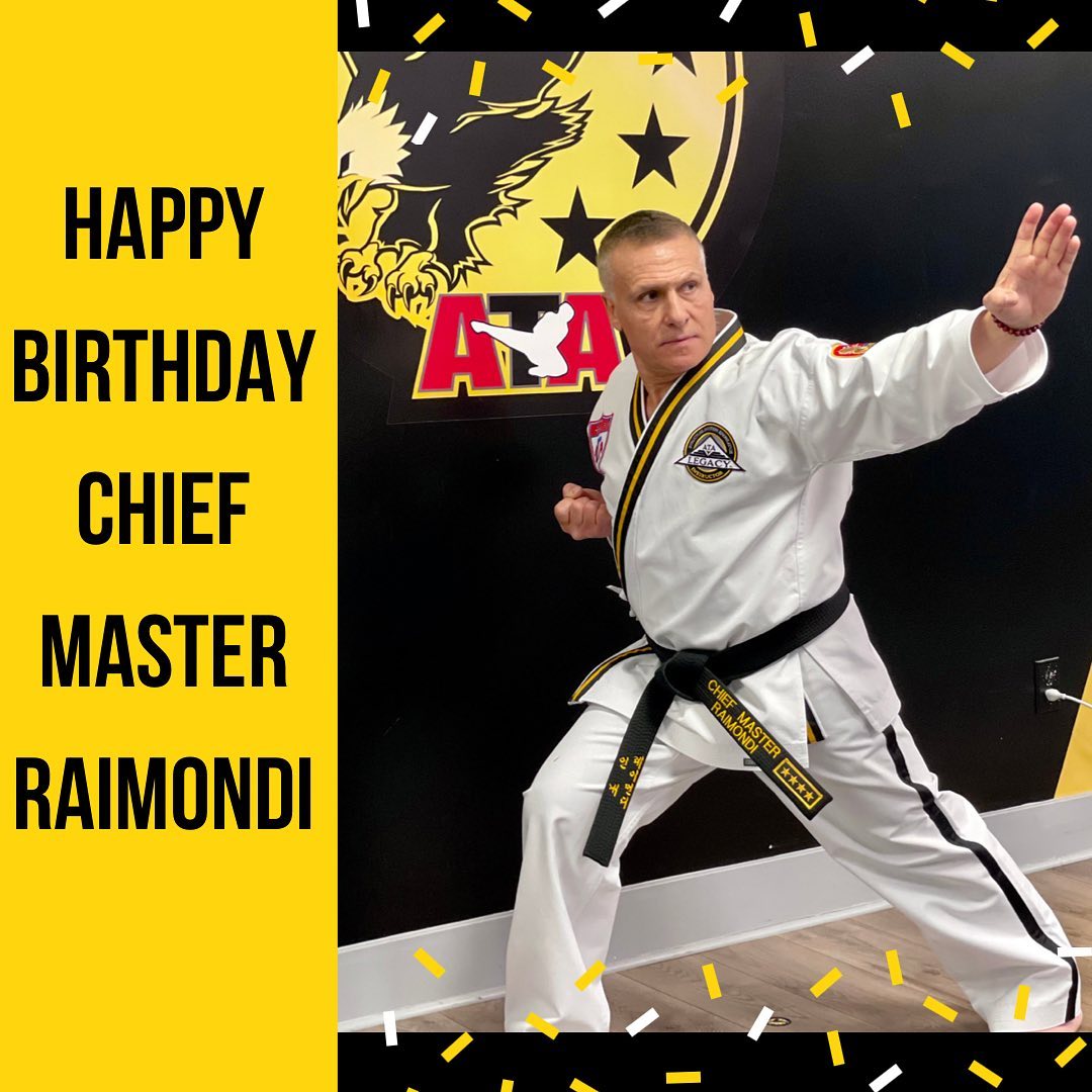 ATA Park Karate - Happy birthday to Chief Master Raimondi! 🥳🎉